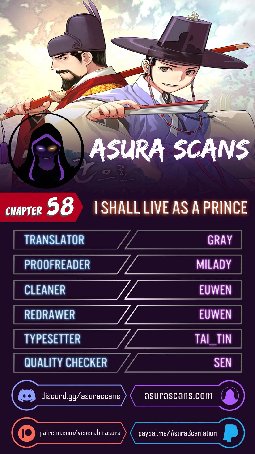 I Shall Live As A Prince - Chapter 58