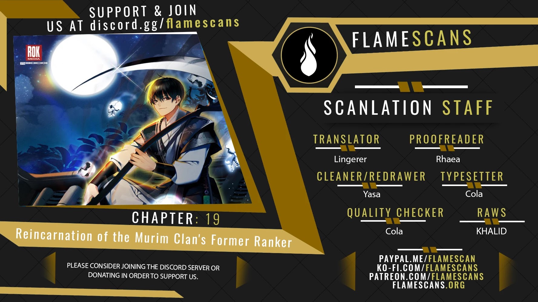 Reincarnation Of The Murim Clan's Former Ranker - Chapter 19