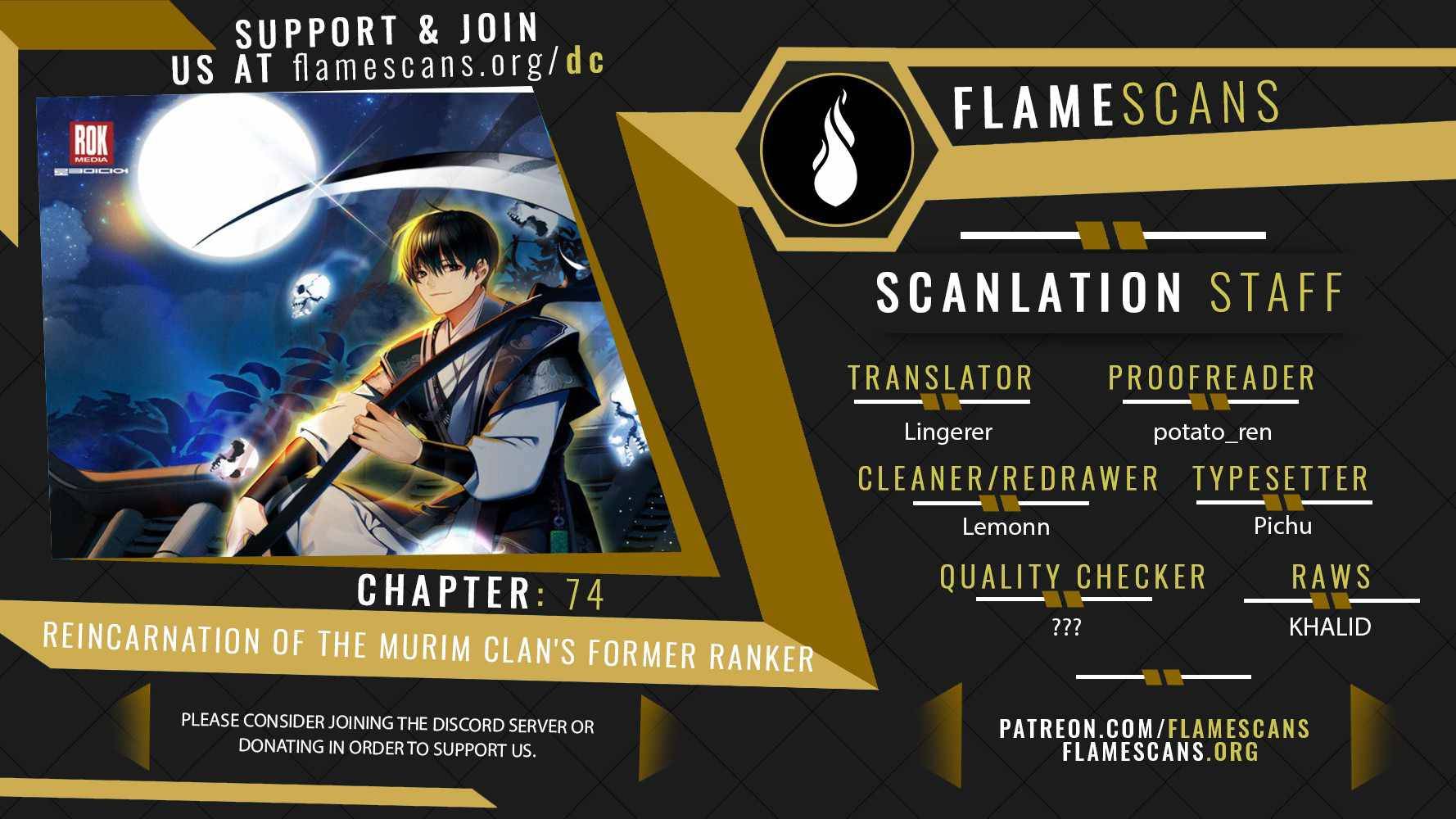 Reincarnation Of The Murim Clan's Former Ranker - Chapter 74