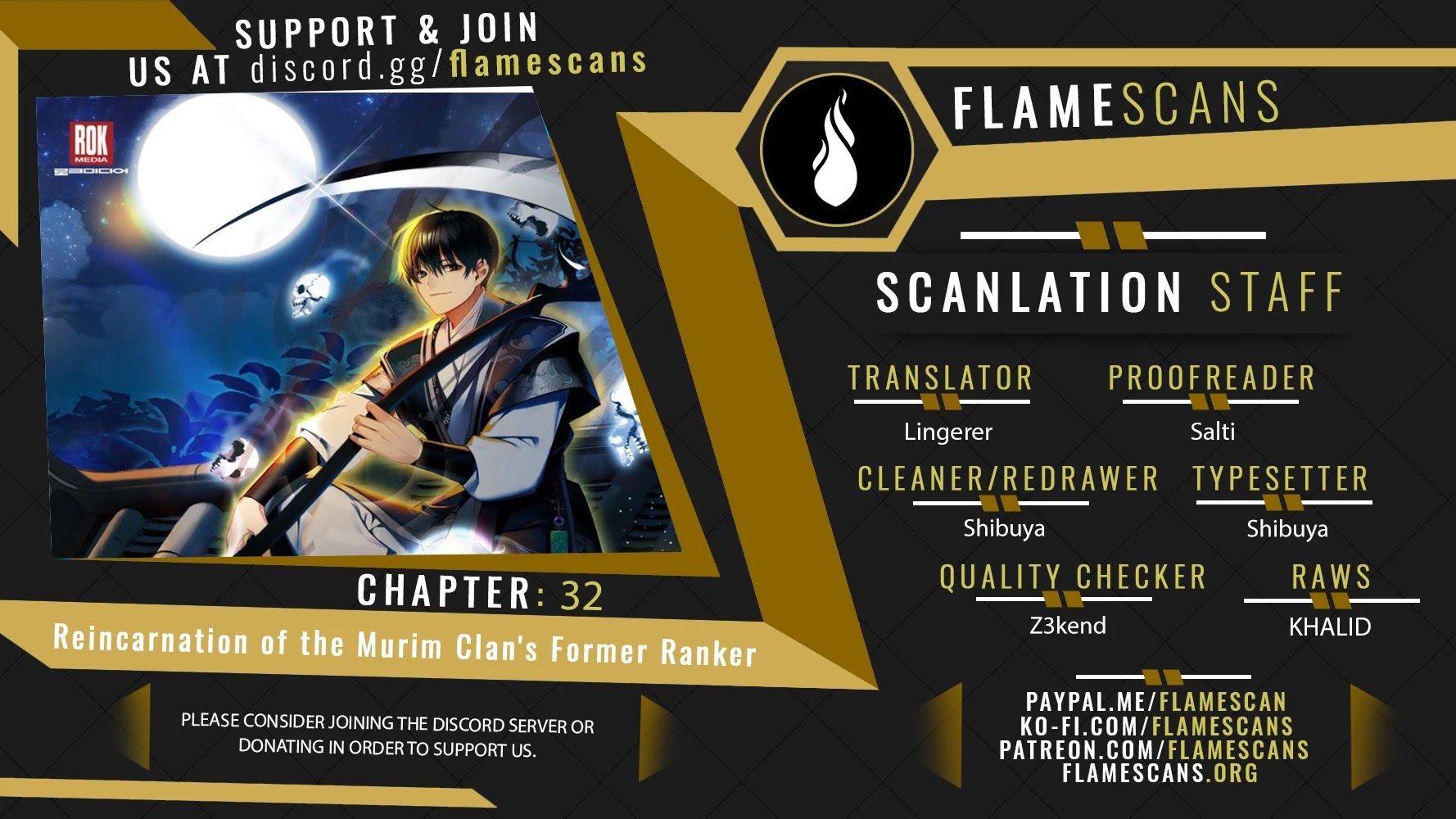 Reincarnation Of The Murim Clan's Former Ranker - Chapter 32