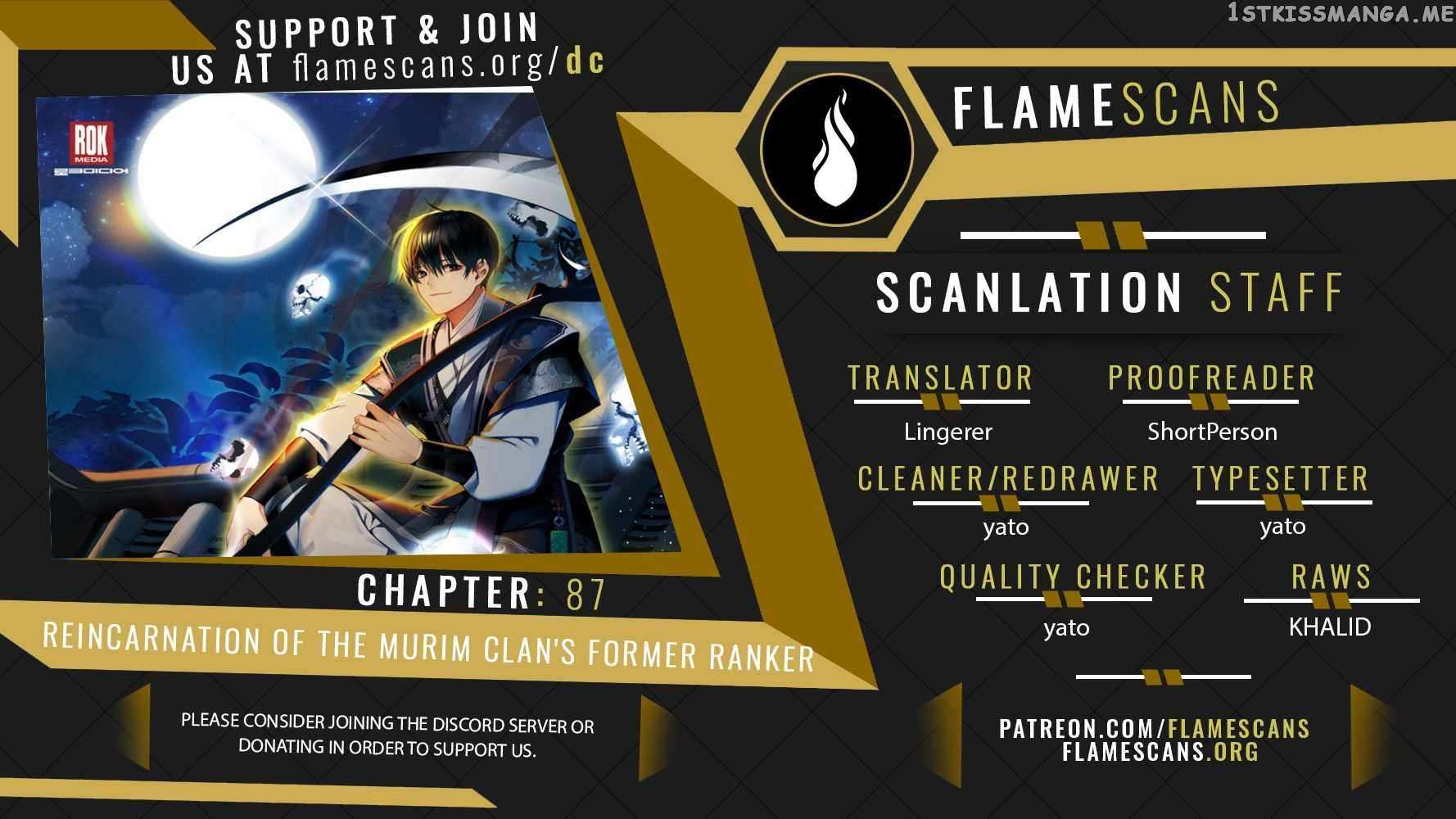 Reincarnation Of The Murim Clan's Former Ranker - Chapter 87