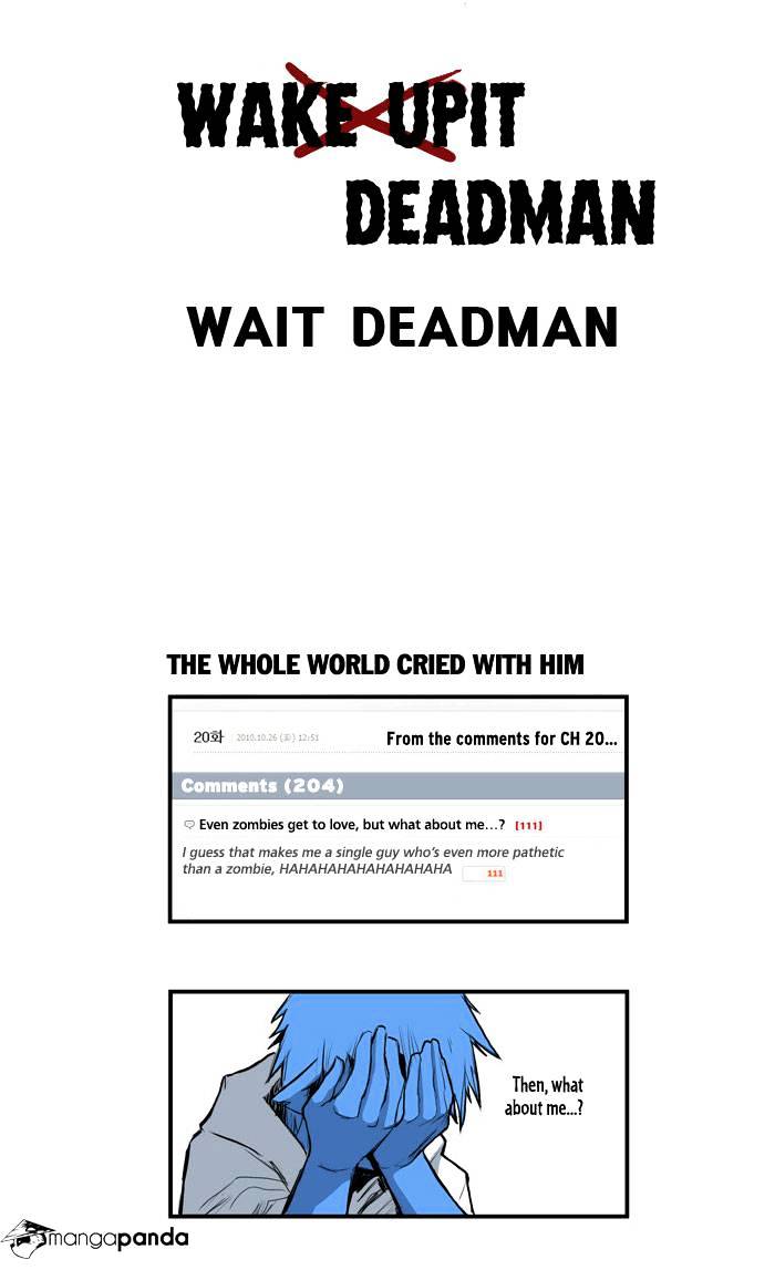 Wake Up Deadman - Chapter 21