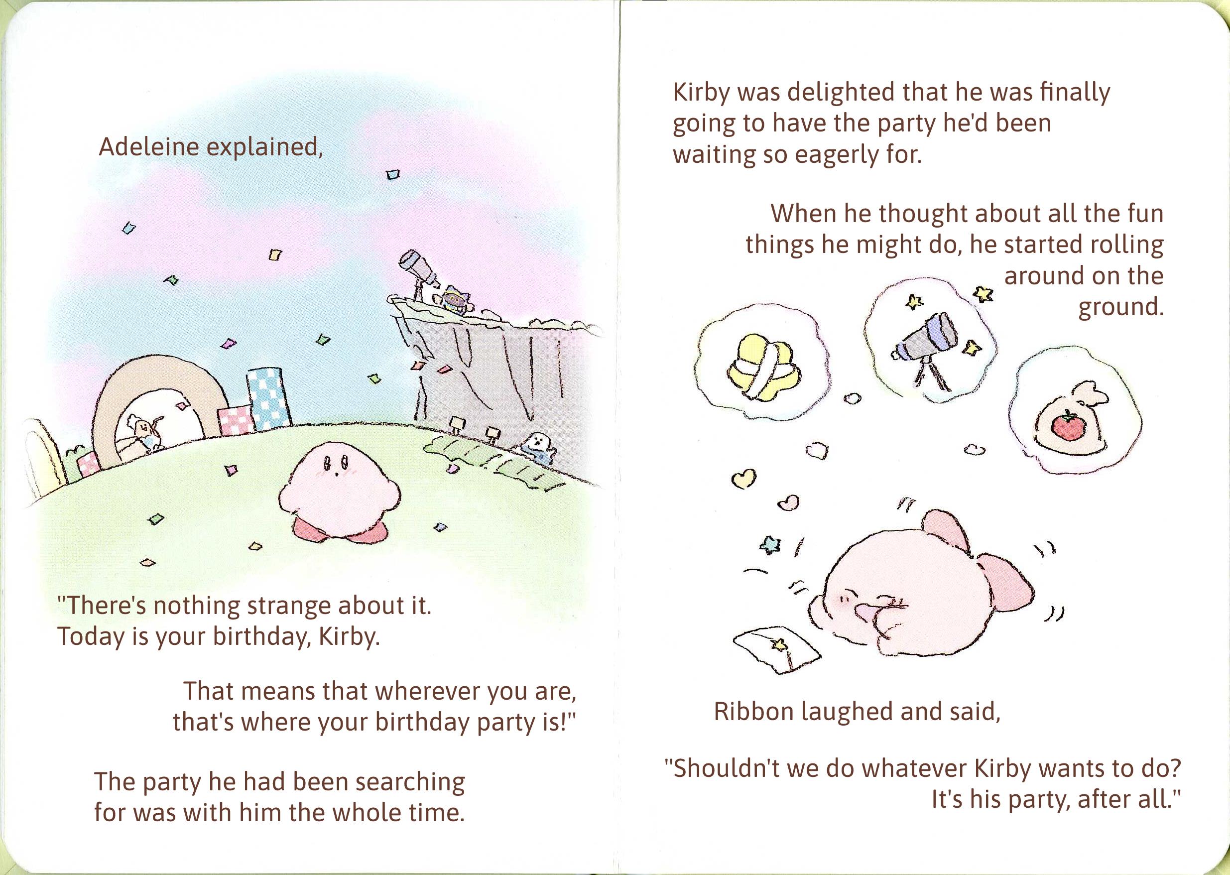 It's Kirby Time - Vol.8 Chapter : Kirby's Birthday