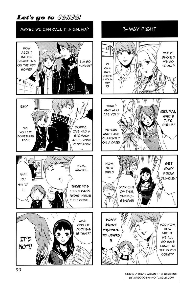 Persona 4 4Koma Kings - Chapter 5 : V.5 C.let's Go To Junes!