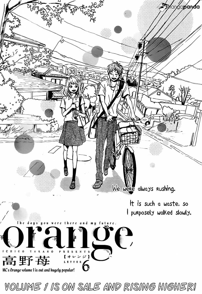 Orange (Takano Ichigo) - Chapter 6