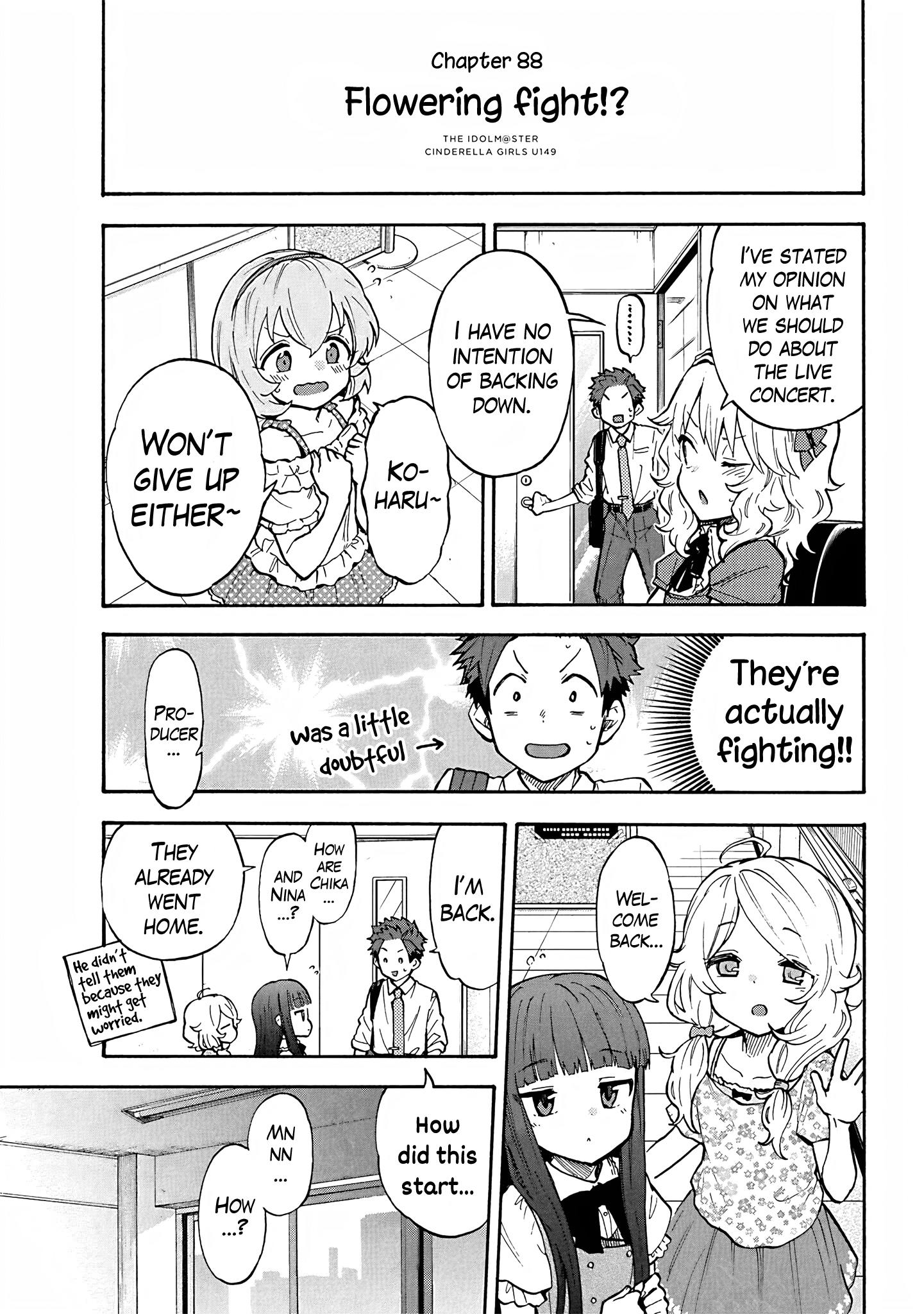 The Idolm@Ster Cinderella Girls - U149 - Chapter 91: Flowering Fight!?