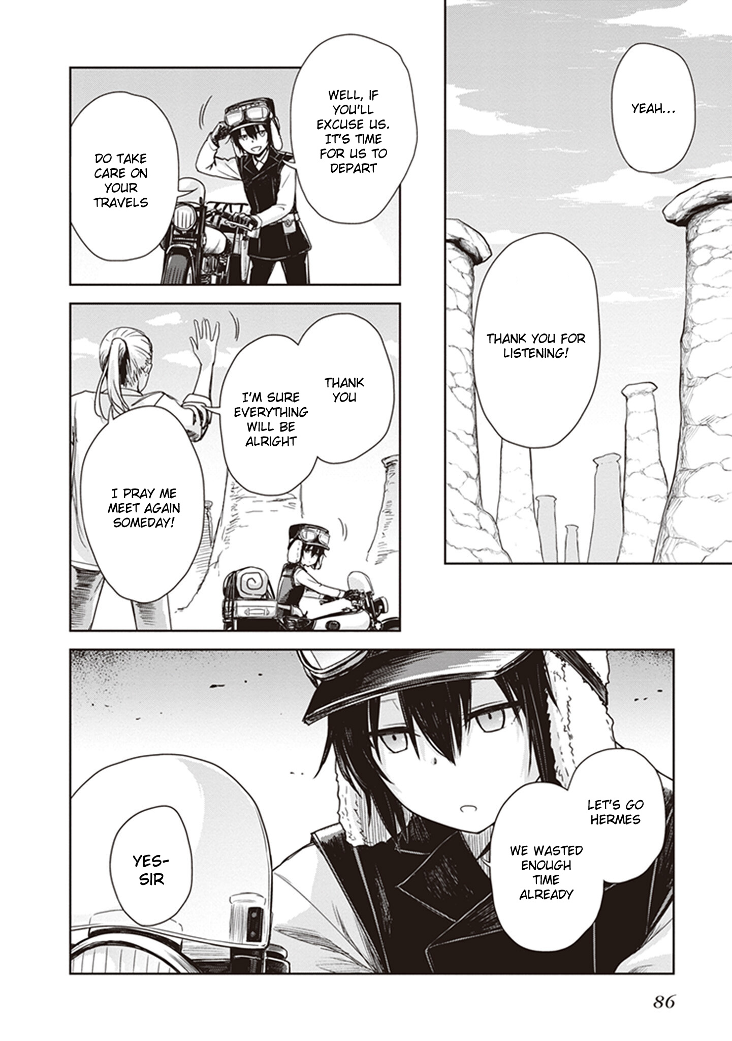 Kino's Journey (Gou) - Vol.3 Chapter 12: Her Journey - Love And Bullets -