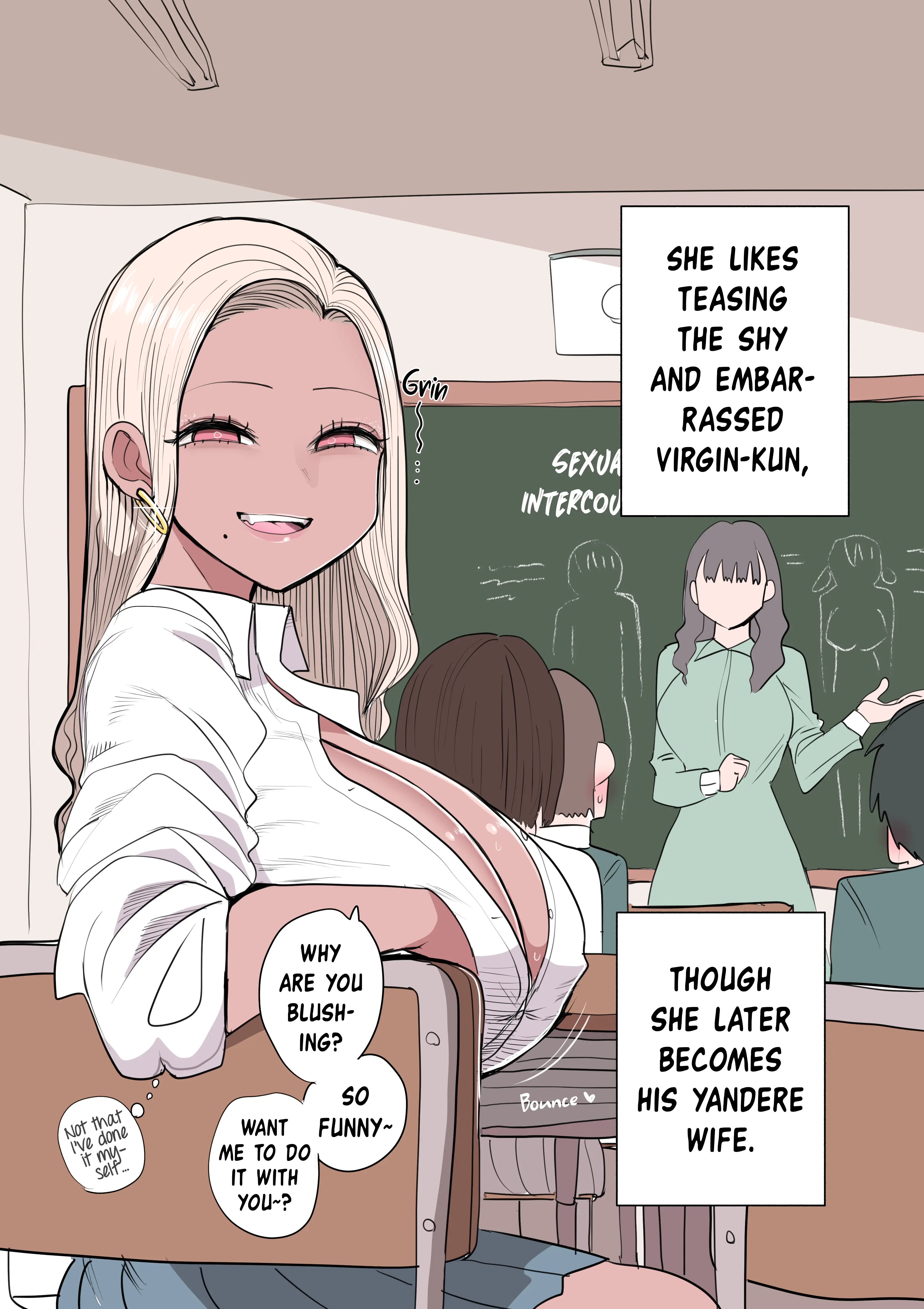 A Gal Who Will Become A Yandere In 10 Days - Chapter 1: Gyaru Who Looks At Me Everytime The Word "Sex" Is Brought Up In Sexual Education