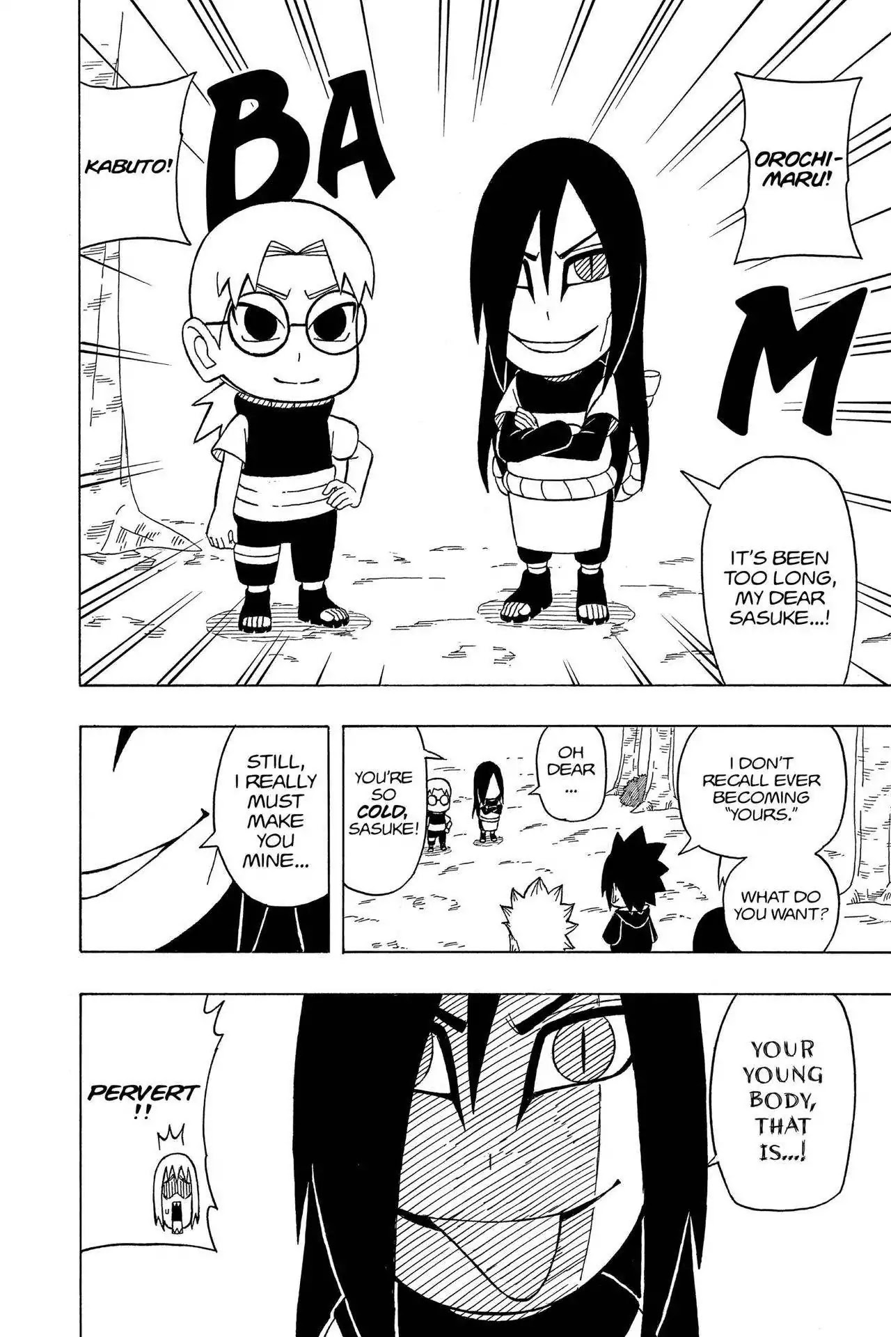 Naruto: Chibi Sasuke's Sharingan Legend - Chapter 8: Orochimaru!!