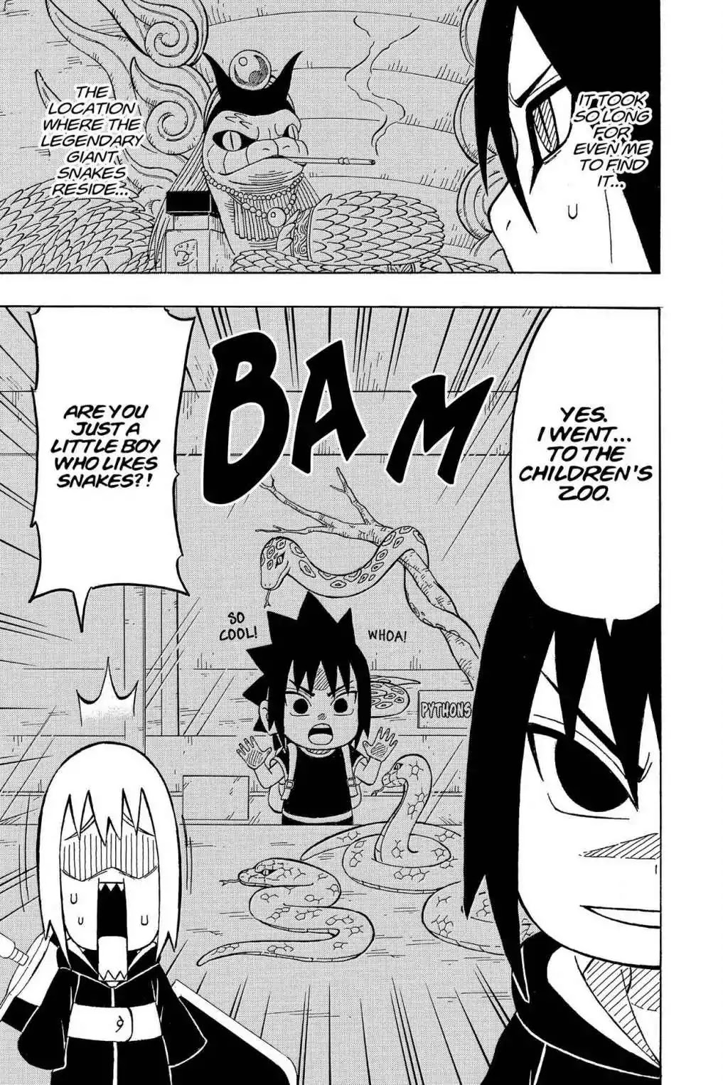 Naruto: Chibi Sasuke's Sharingan Legend - Chapter 8: Orochimaru!!