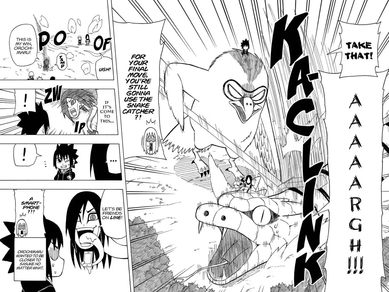 Naruto: Chibi Sasuke's Sharingan Legend - Chapter 8: Orochimaru!!