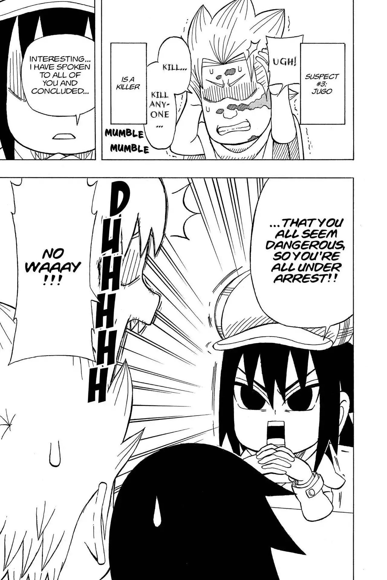 Naruto: Chibi Sasuke's Sharingan Legend - Chapter 14: The Great Detective Sasuke!!