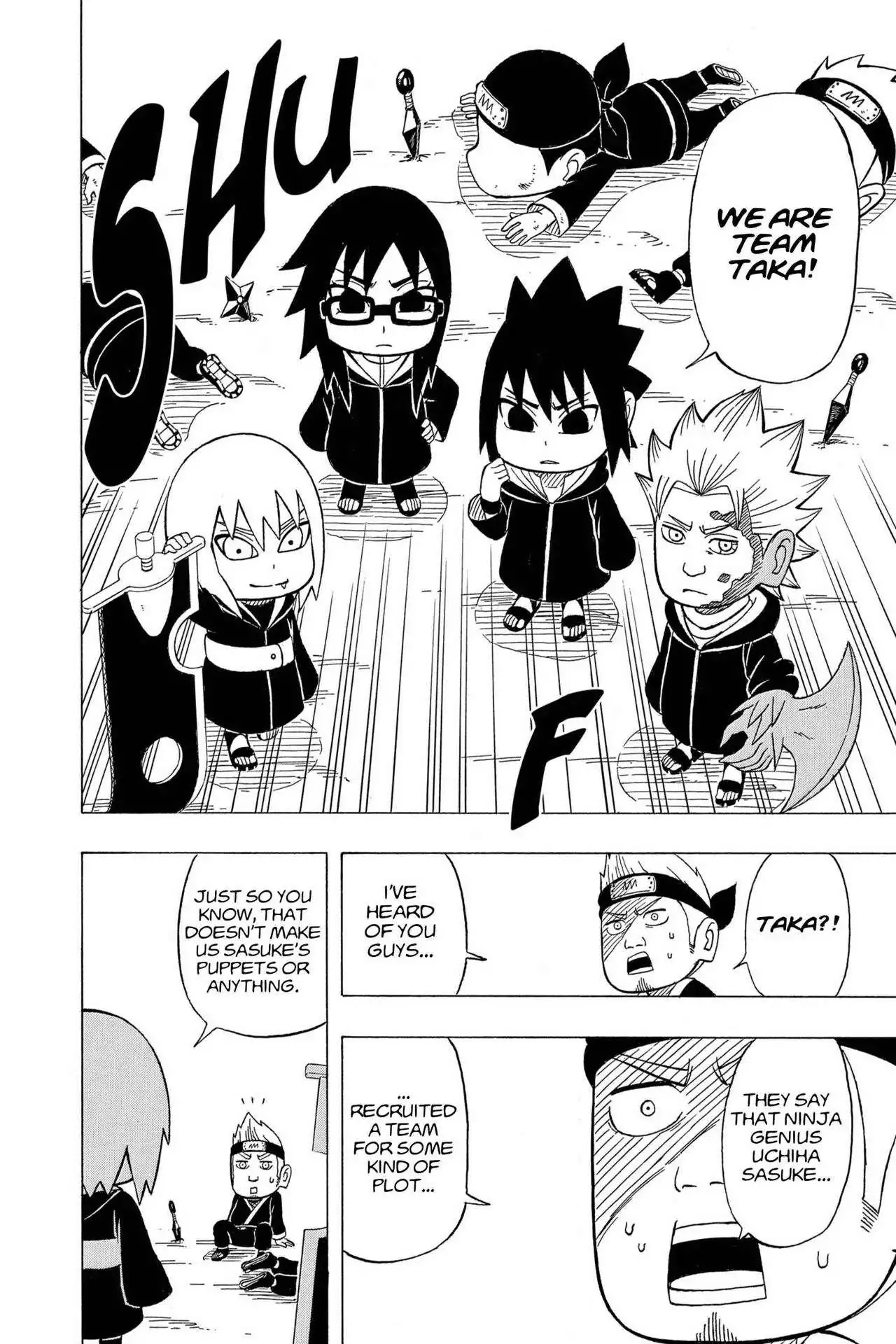 Naruto: Chibi Sasuke's Sharingan Legend - Chapter 2: Taka...!!