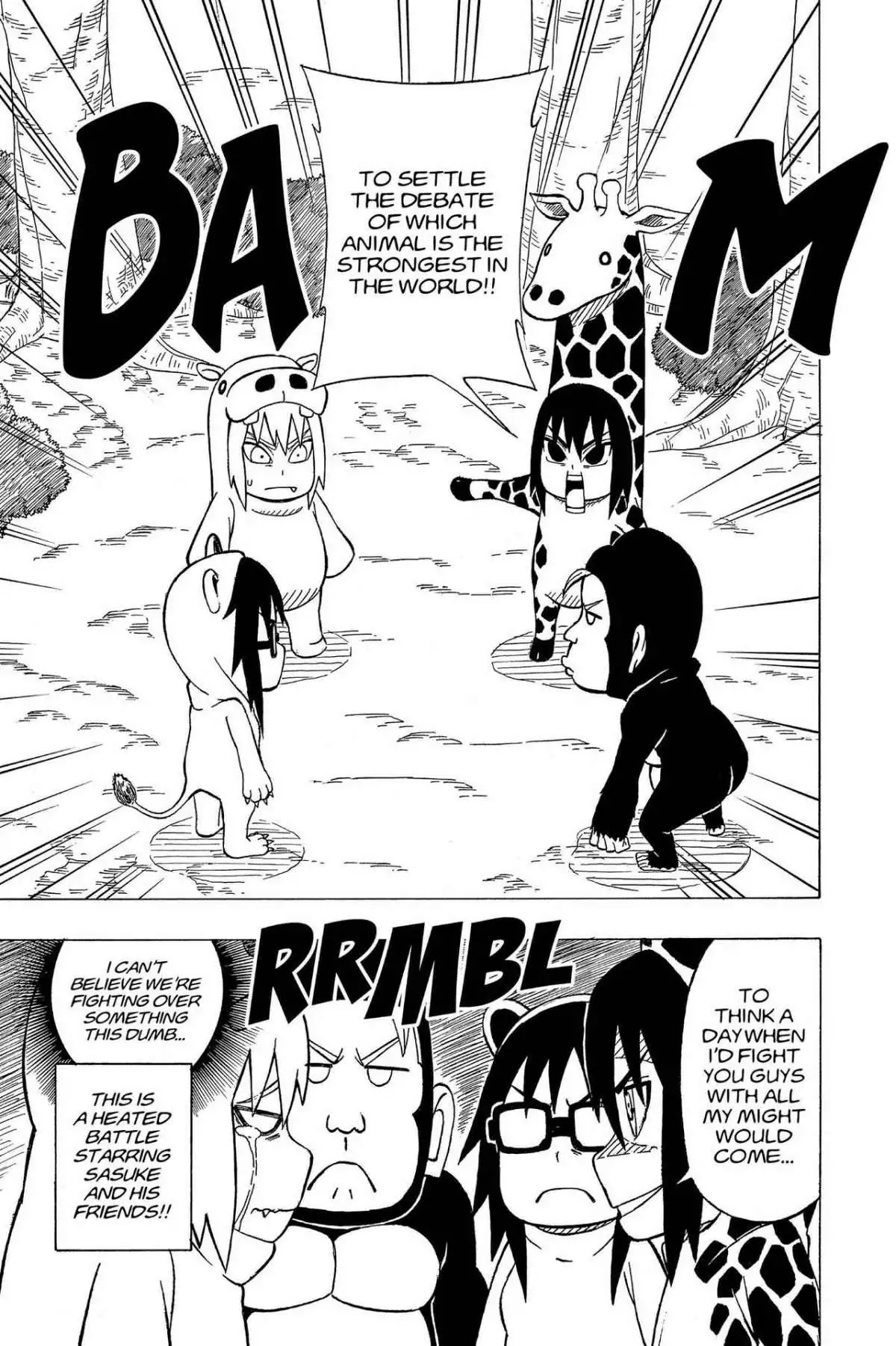 Naruto: Chibi Sasuke's Sharingan Legend - Chapter 15: Team Taka S Big Fight!!