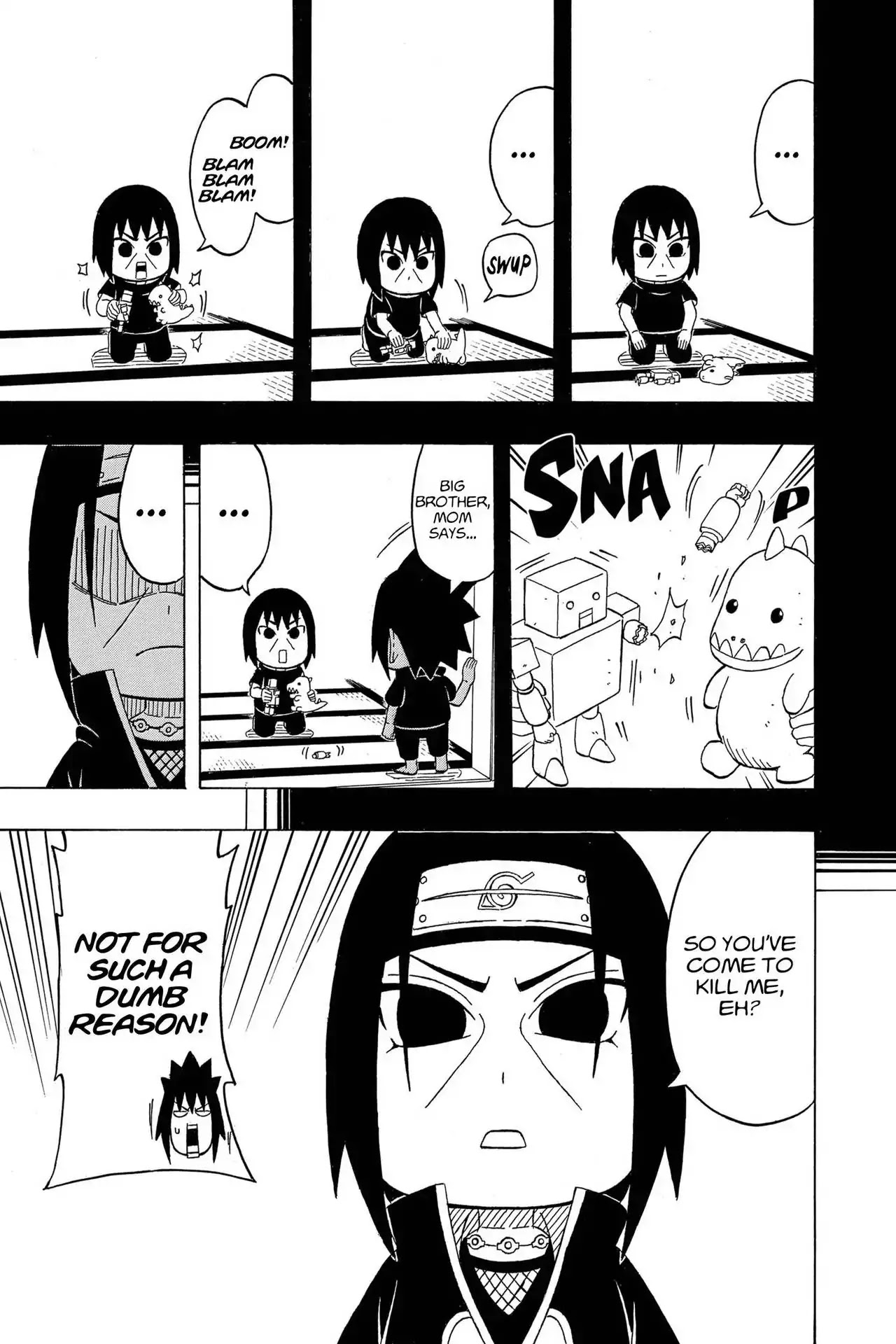 Naruto: Chibi Sasuke's Sharingan Legend - Chapter 3: Uchiha Itachi!!