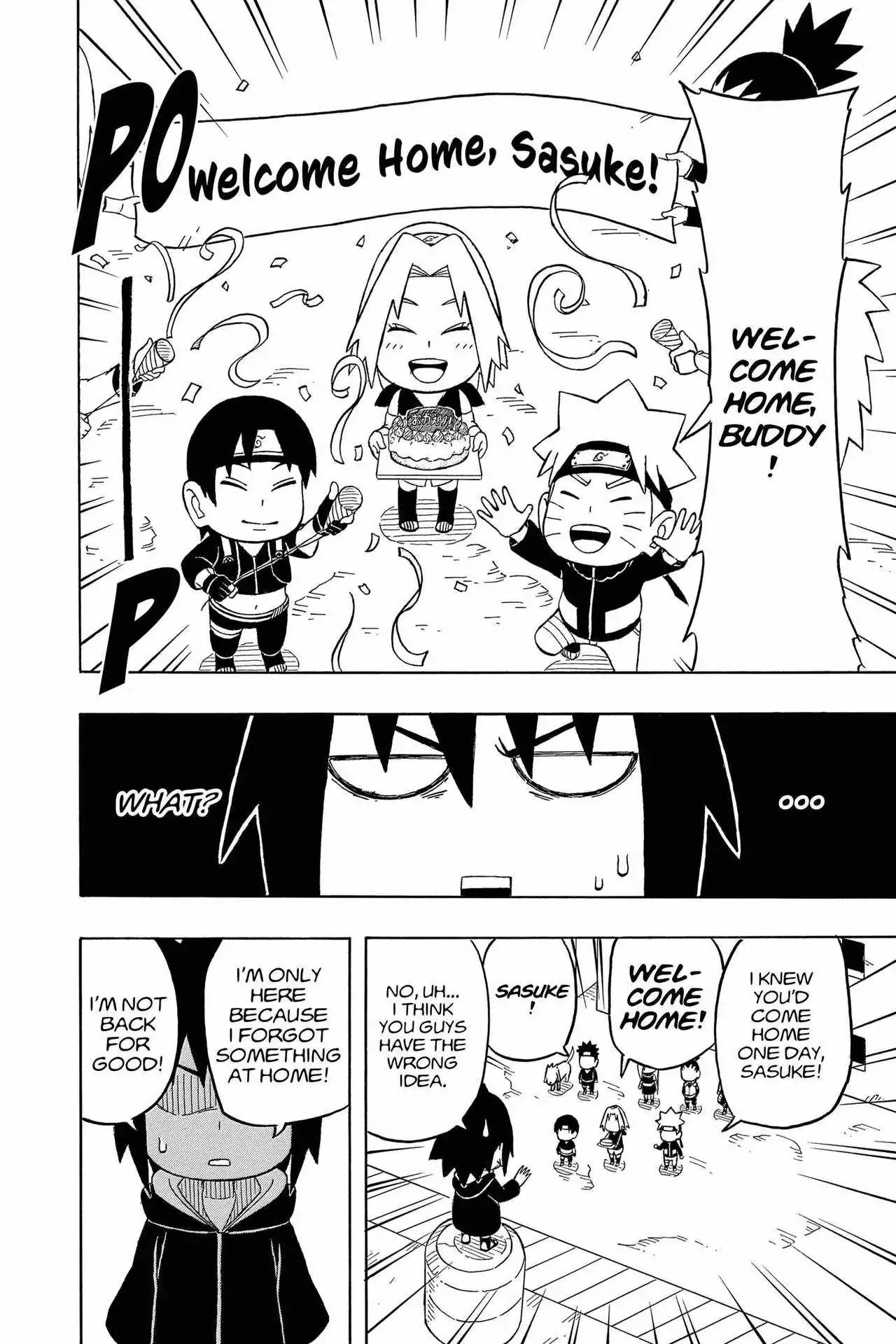 Naruto: Chibi Sasuke's Sharingan Legend - Chapter 5: Konoha!