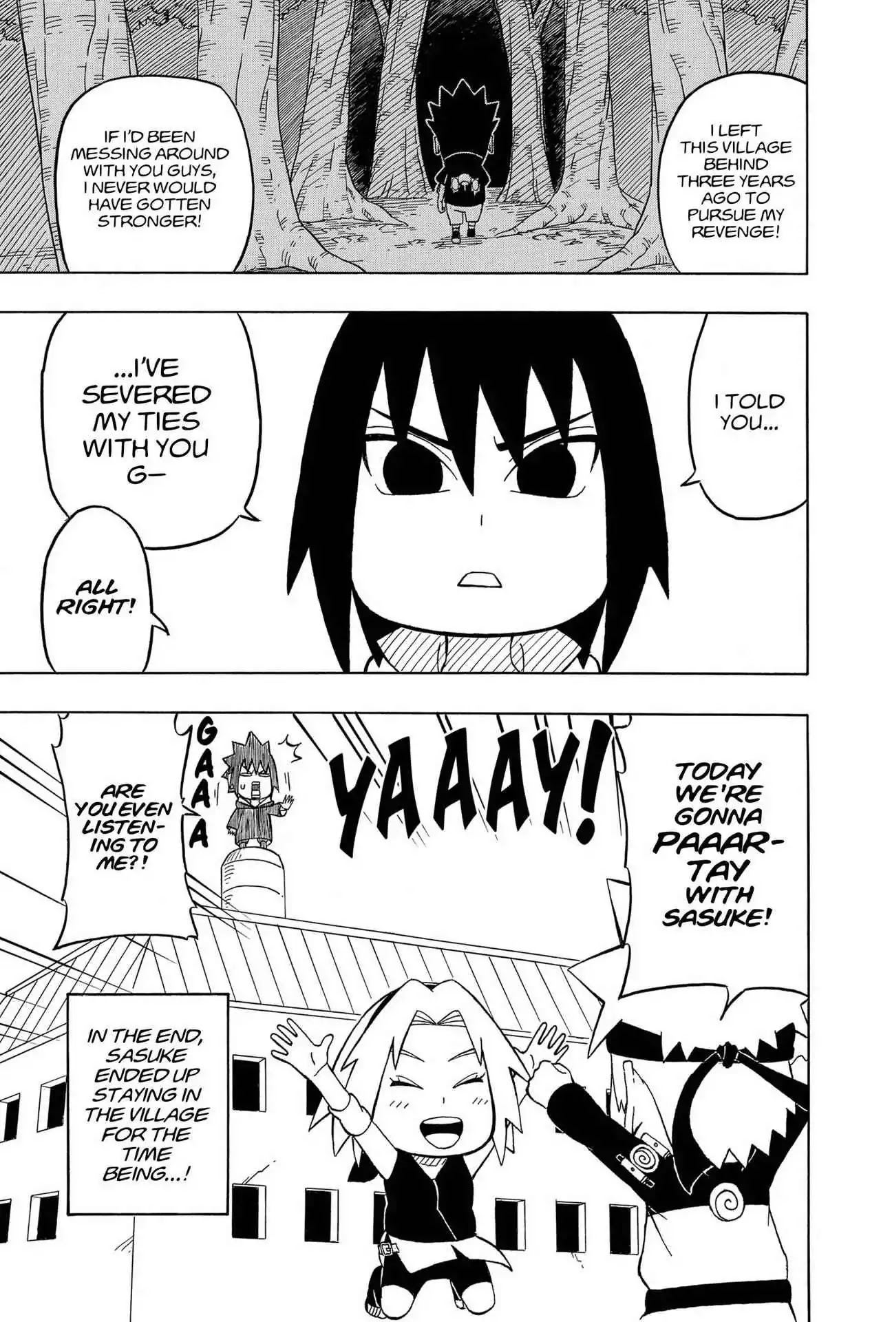 Naruto: Chibi Sasuke's Sharingan Legend - Chapter 5: Konoha!