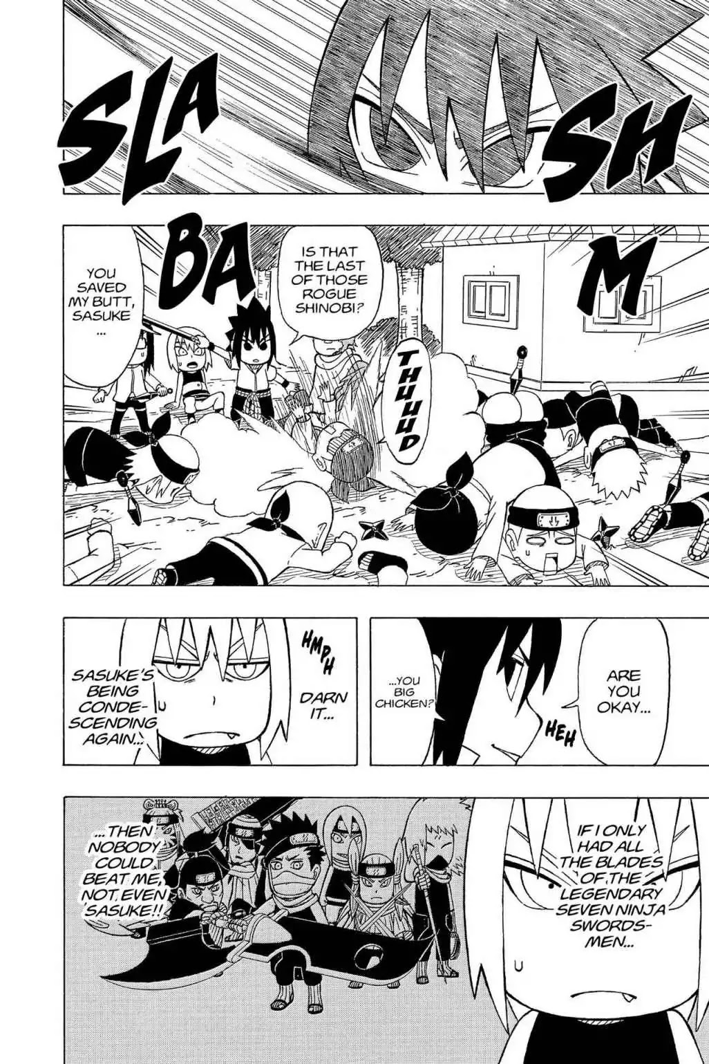 Naruto: Chibi Sasuke's Sharingan Legend - Chapter 21: Sasuke Vs. Suigetsu!!