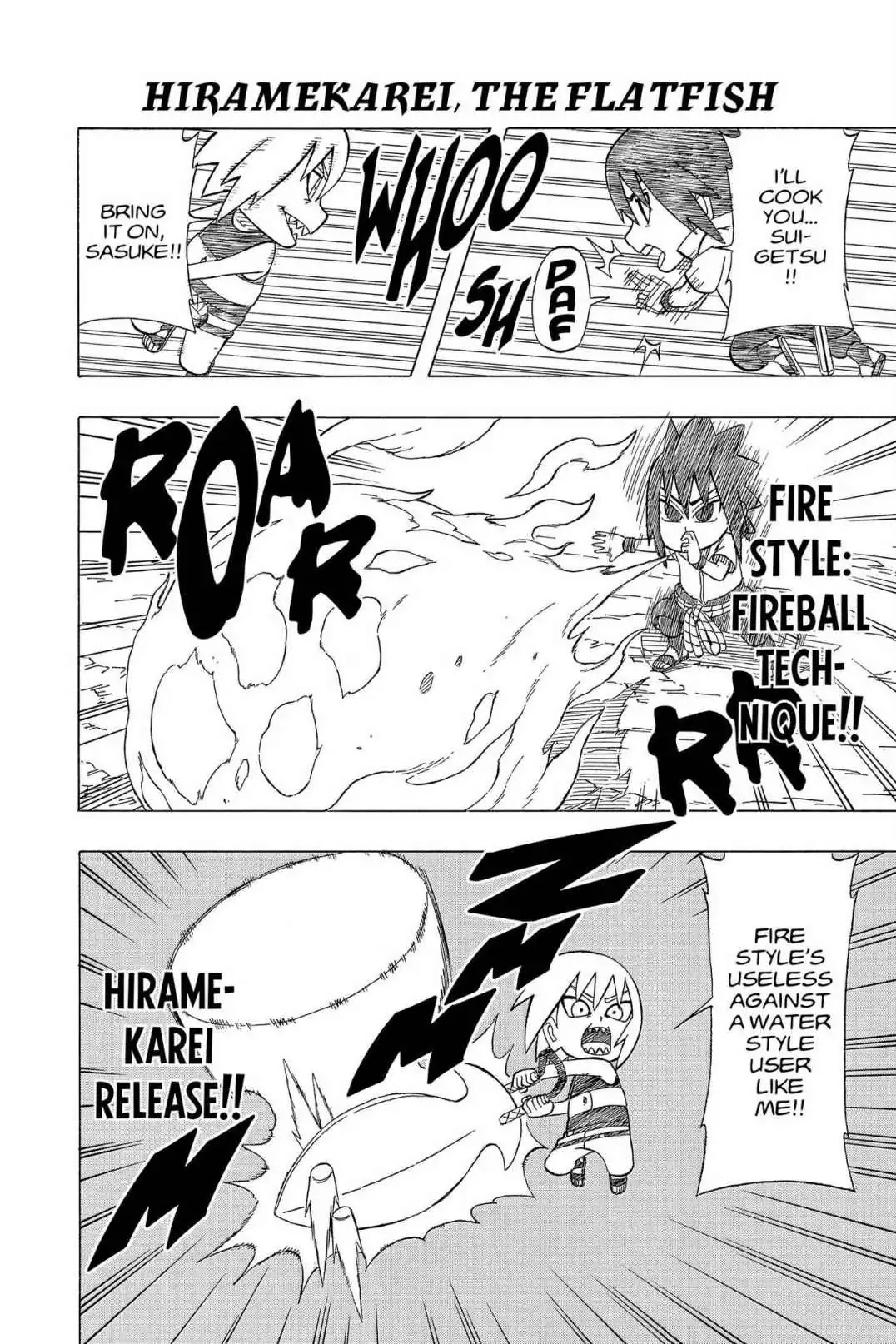 Naruto: Chibi Sasuke's Sharingan Legend - Chapter 21: Sasuke Vs. Suigetsu!!