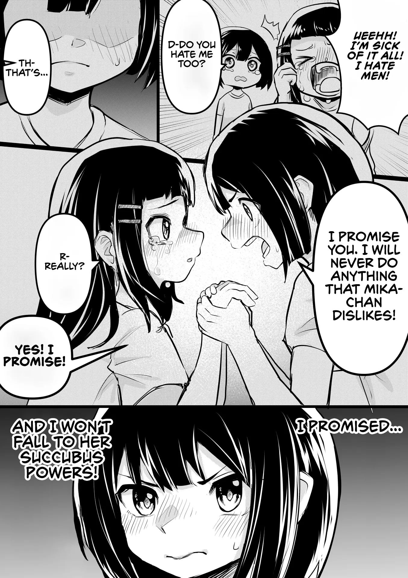 Otokogirai No Onnanoko Ga Saikyou No Succubus Ni Naru Made - Chapter 6: I Promised