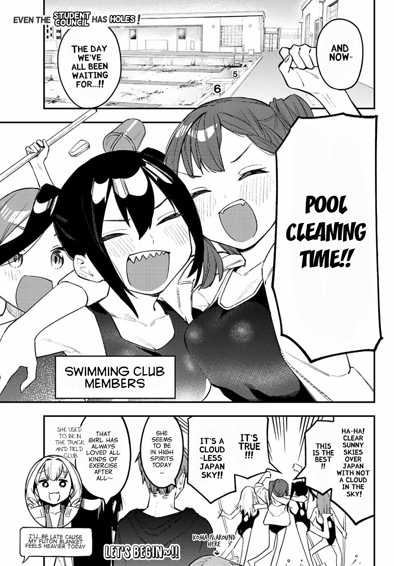 Seitokai Ni Mo Ana Wa Aru! - Vol.2 Chapter 10: Pool Cleaning In Swimsuit Time!