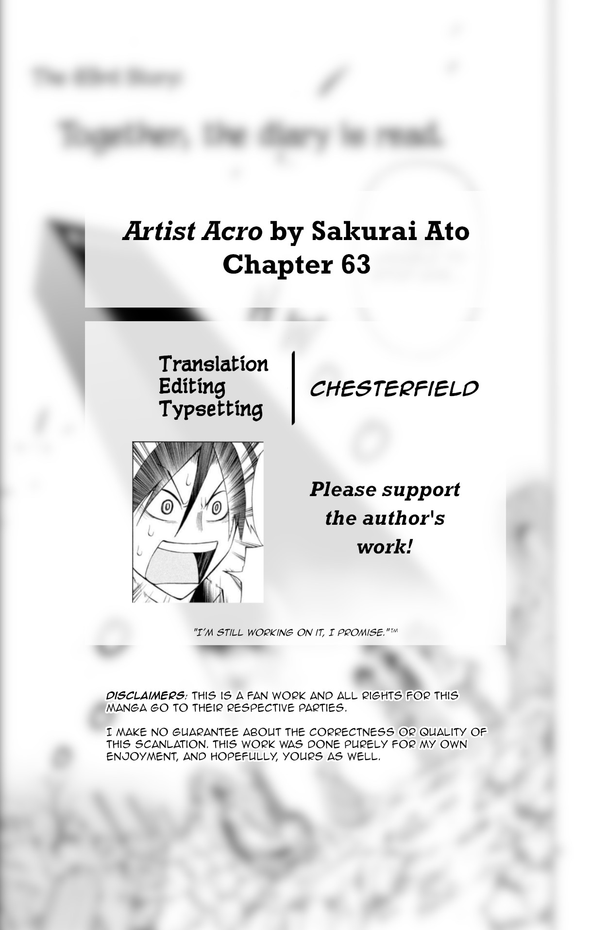 Artist Acro - Vol.7 Chapter 63: Together, The Diary Is Read