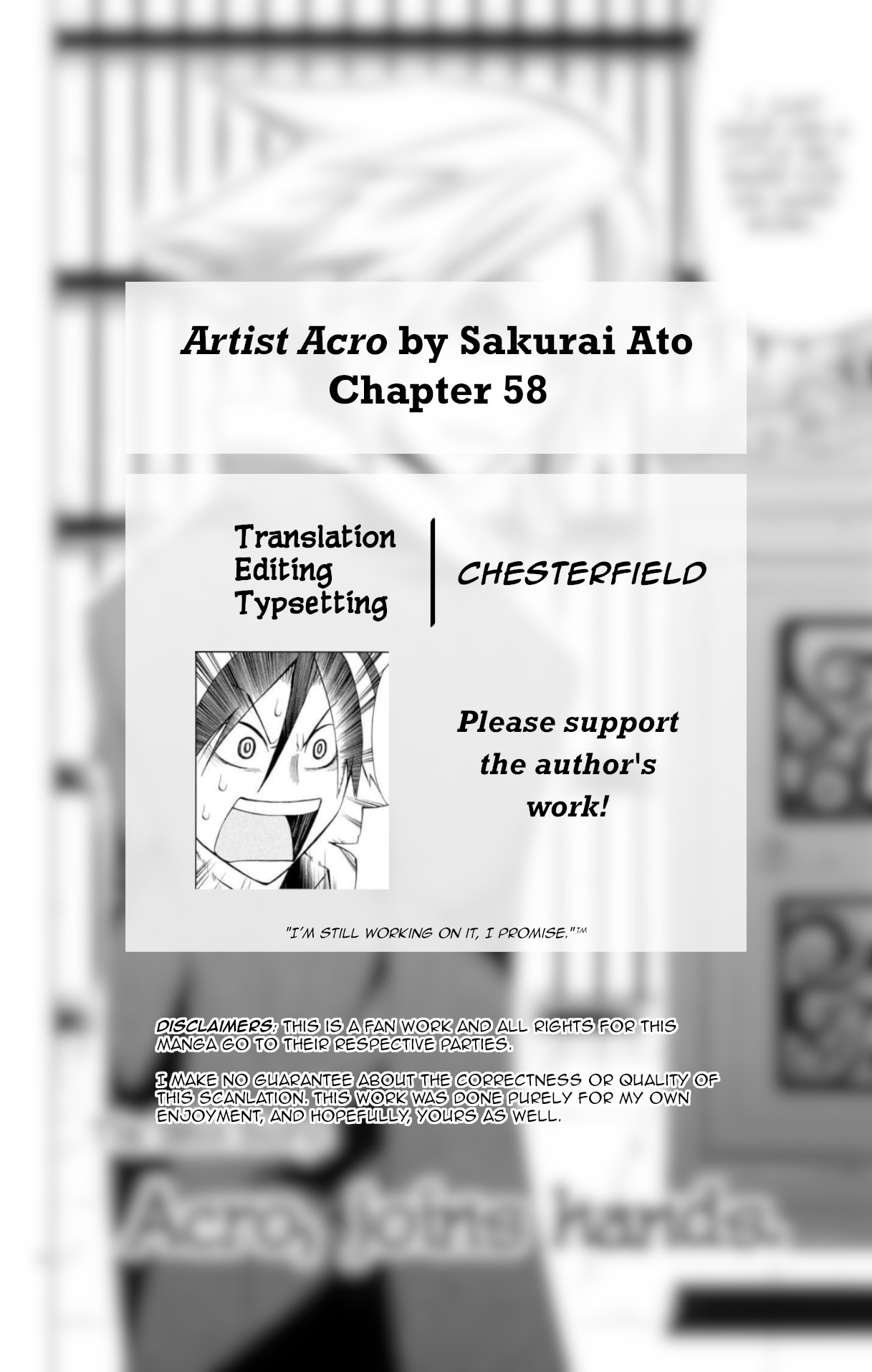 Artist Acro - Vol.7 Chapter 58: Acro, Joins Hands