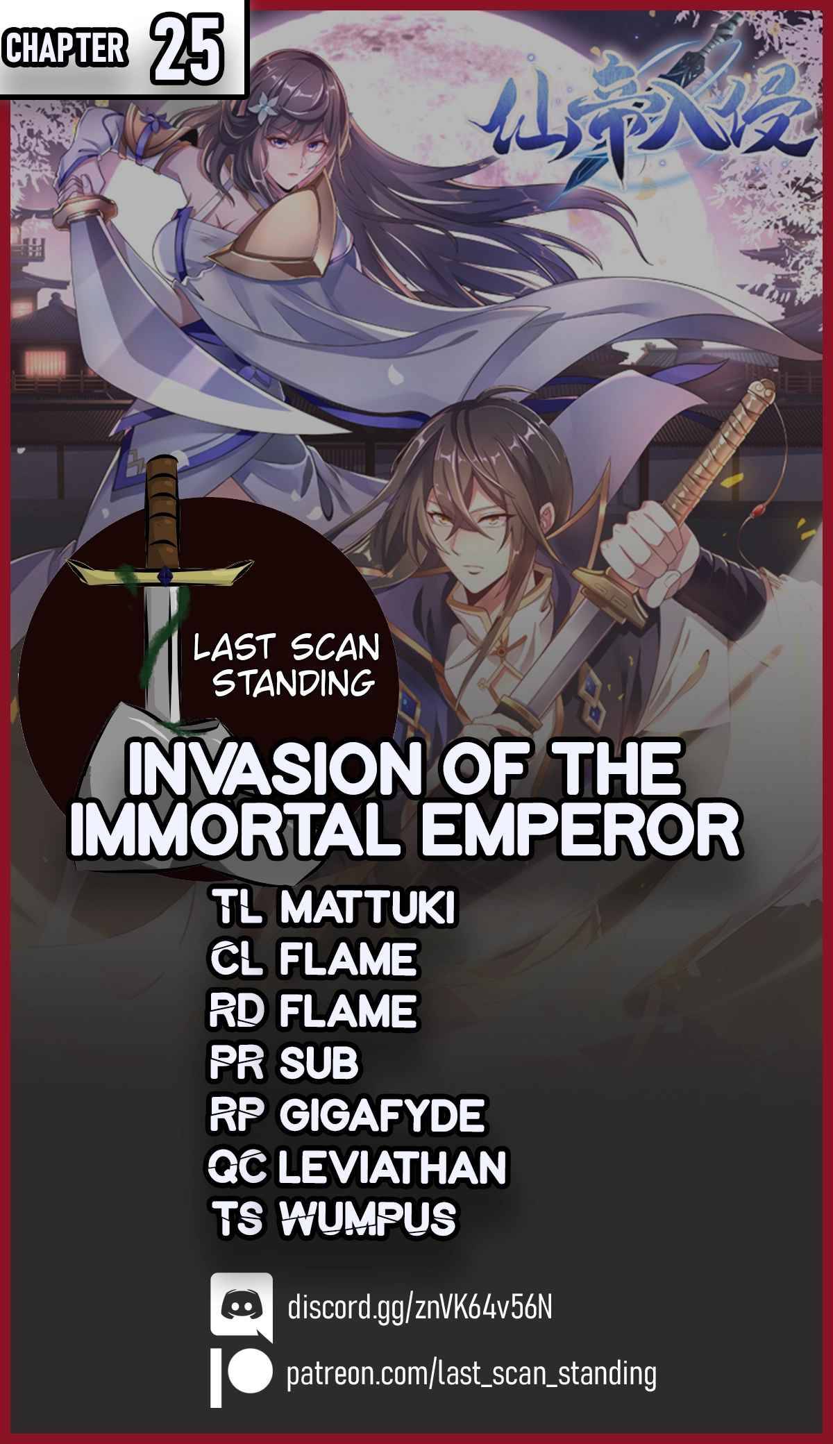 Invasion Of The Immortal Emperor - Chapter 25