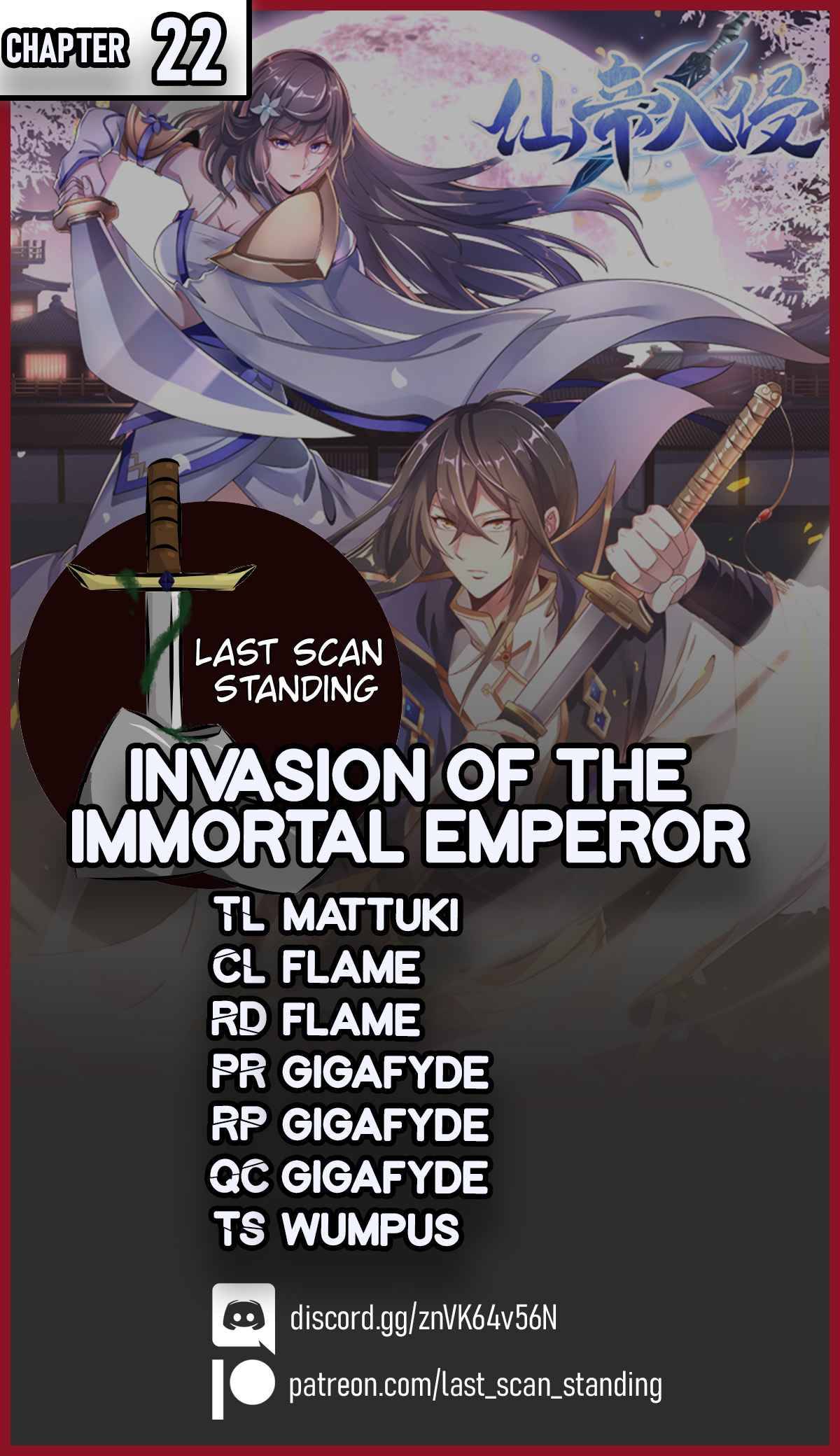 Invasion Of The Immortal Emperor - Chapter 22