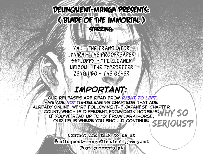 Mugen No Juunin - Vol.21 Chapter 137 : Visit - Part 1 -