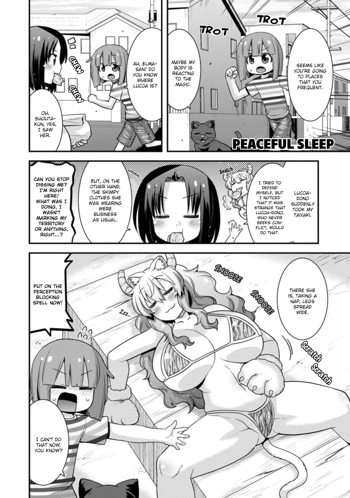 Miss Kobayashi's Dragon Maid: Lucoa Is My Xx - Chapter 31: Lucoa And The Black Cat