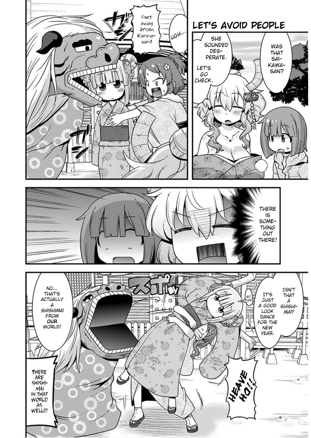 Miss Kobayashi's Dragon Maid: Lucoa Is My Xx - Chapter 13: Shouta And New Year