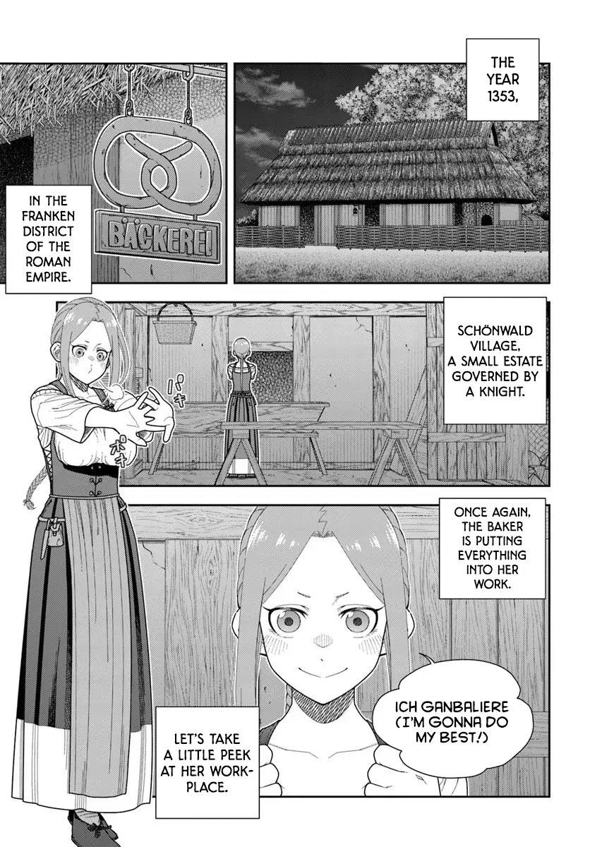 Pest Ga Aketara Asobimashou! ~Chuusei Europa Sekai To Gendai Bunmei Slow Life~ - Chapter 3: Bread