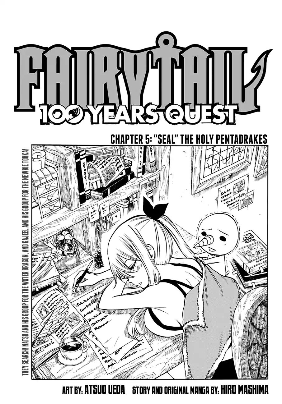 Fairy Tail: 100 Years Quest - Chapter 5: "Seal" The Holy Pentadrakes