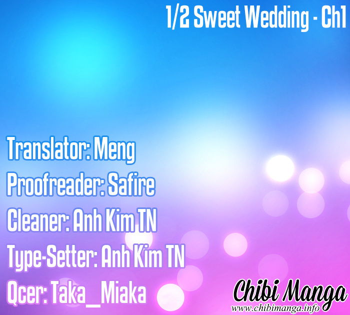 1/2 Sweet Wedding - Chapter 1