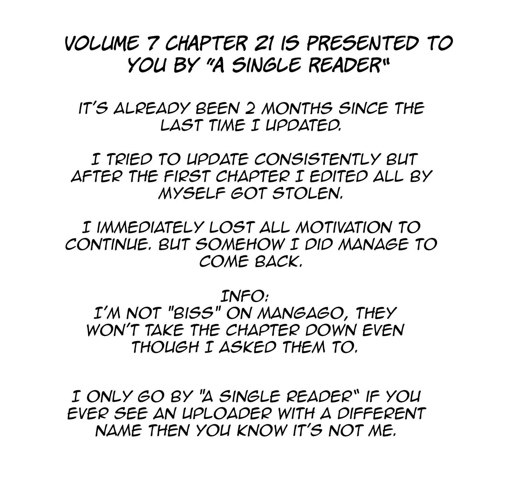 Kami-Sama Darling - Chapter 21: Chapter 21 By A Single Reader