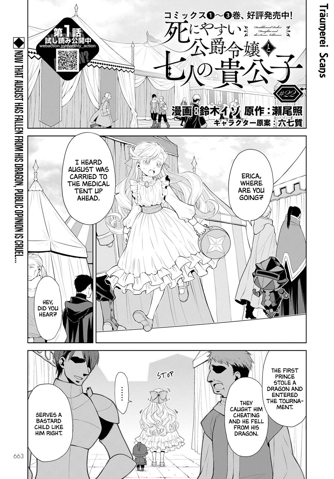 Deathbound Duke's Daughter And Seven Noblemen - Vol.4 Chapter 22