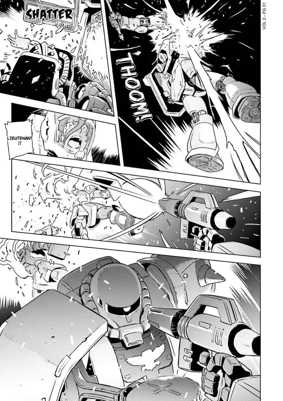 Mobile Suit Gundam Side Story - Missing Link - Vol.2 Chapter 8: Farewell Marchosias, Farewell Comrades