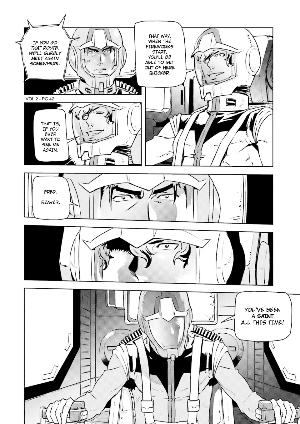 Mobile Suit Gundam Side Story - Missing Link - Vol.2 Chapter 8: Farewell Marchosias, Farewell Comrades