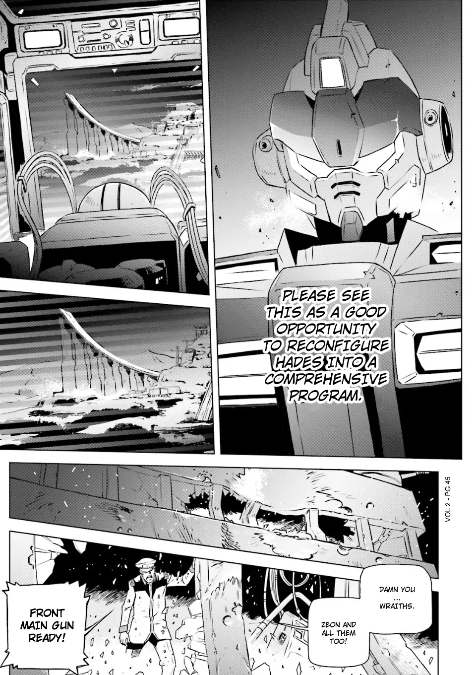 Mobile Suit Gundam Side Story - Missing Link - Vol.2 Chapter 8: Farewell Marchosias, Farewell Comrades