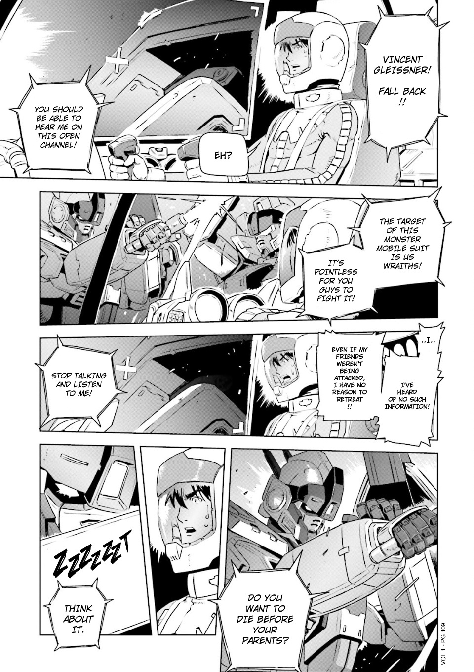 Mobile Suit Gundam Side Story - Missing Link - Vol.1 Chapter 4: The Father, Son, And The Devil