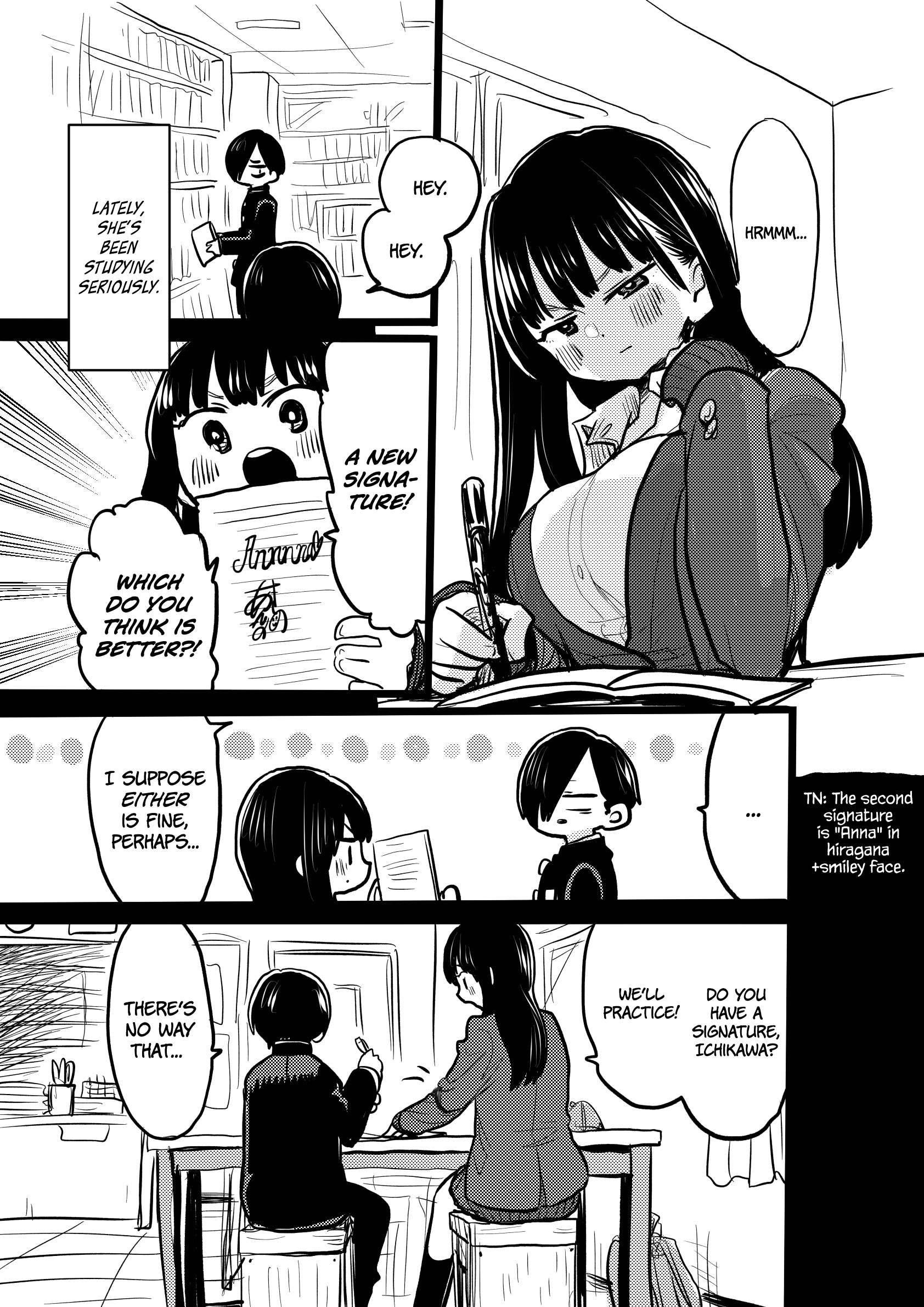 Boku No Kokoro No Yabai Yatsu - Vol.3 Chapter 36.3: Extra Chapter 34 - Thought Of A New Signature