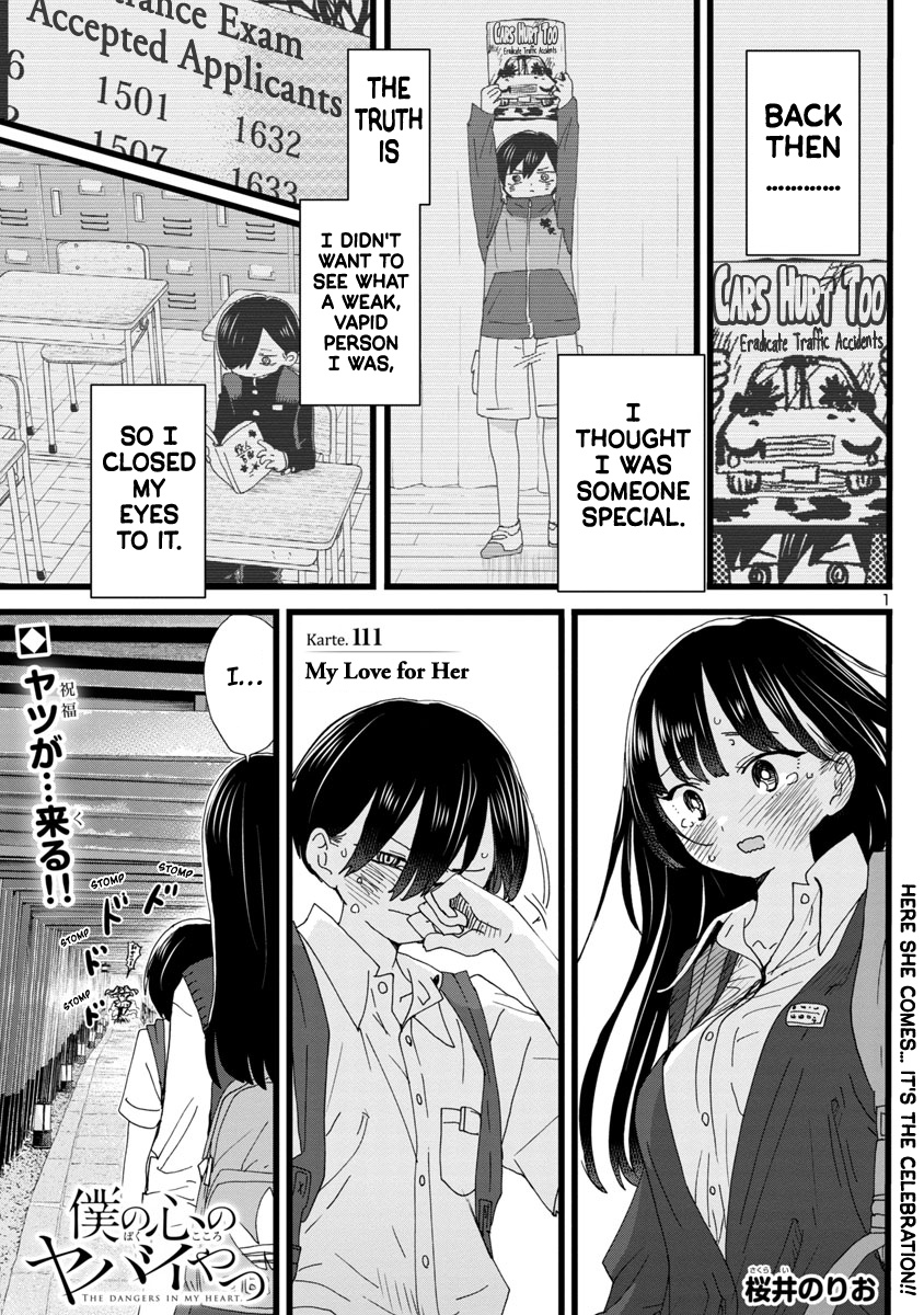 Boku No Kokoro No Yabai Yatsu - Vol.8 Chapter 111: My Love For Her