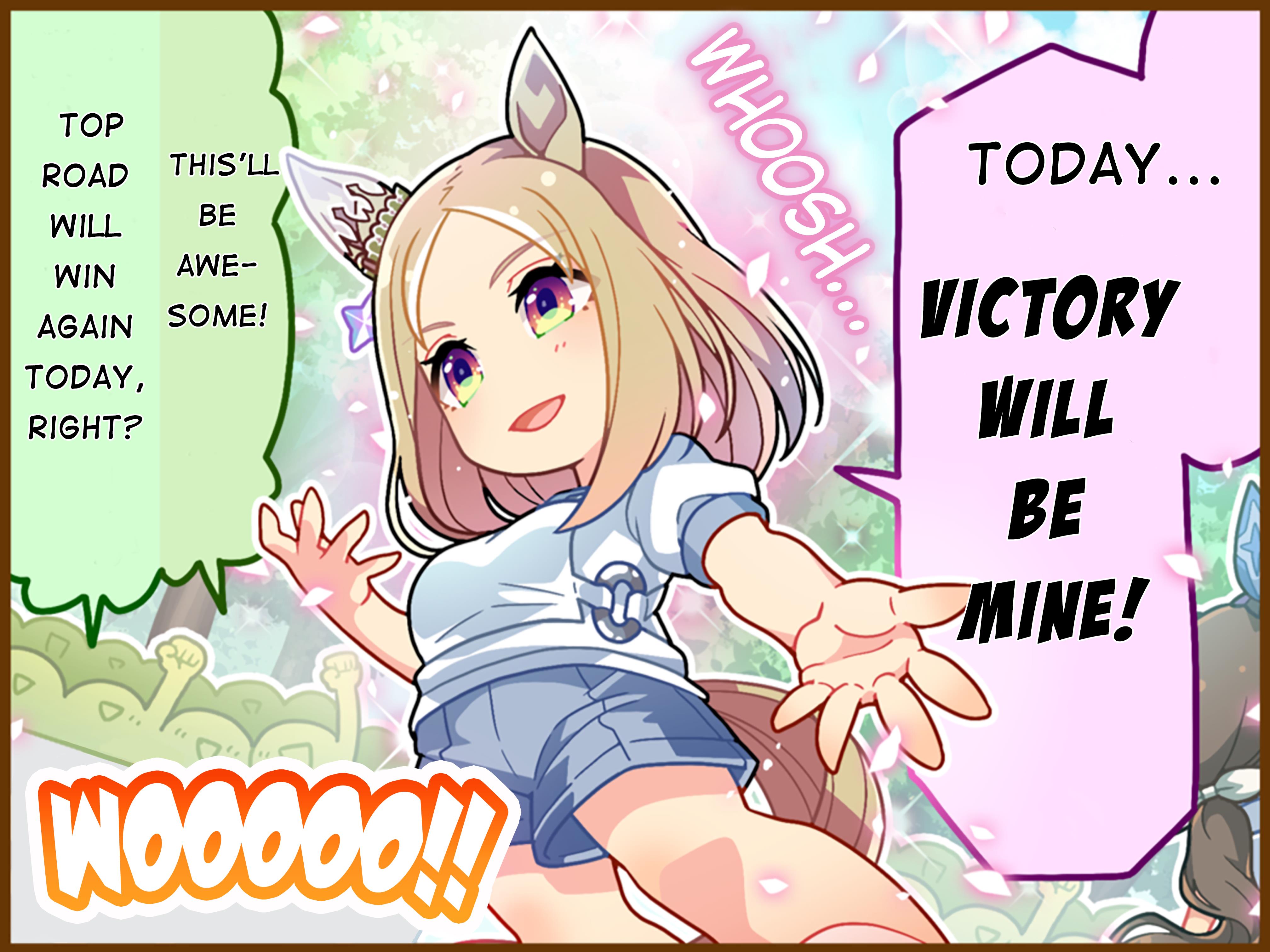 Uma Musume Pretty Derby 1-Panel Comic Strip - Chapter 77.1: Narita Top Road-Looking Good