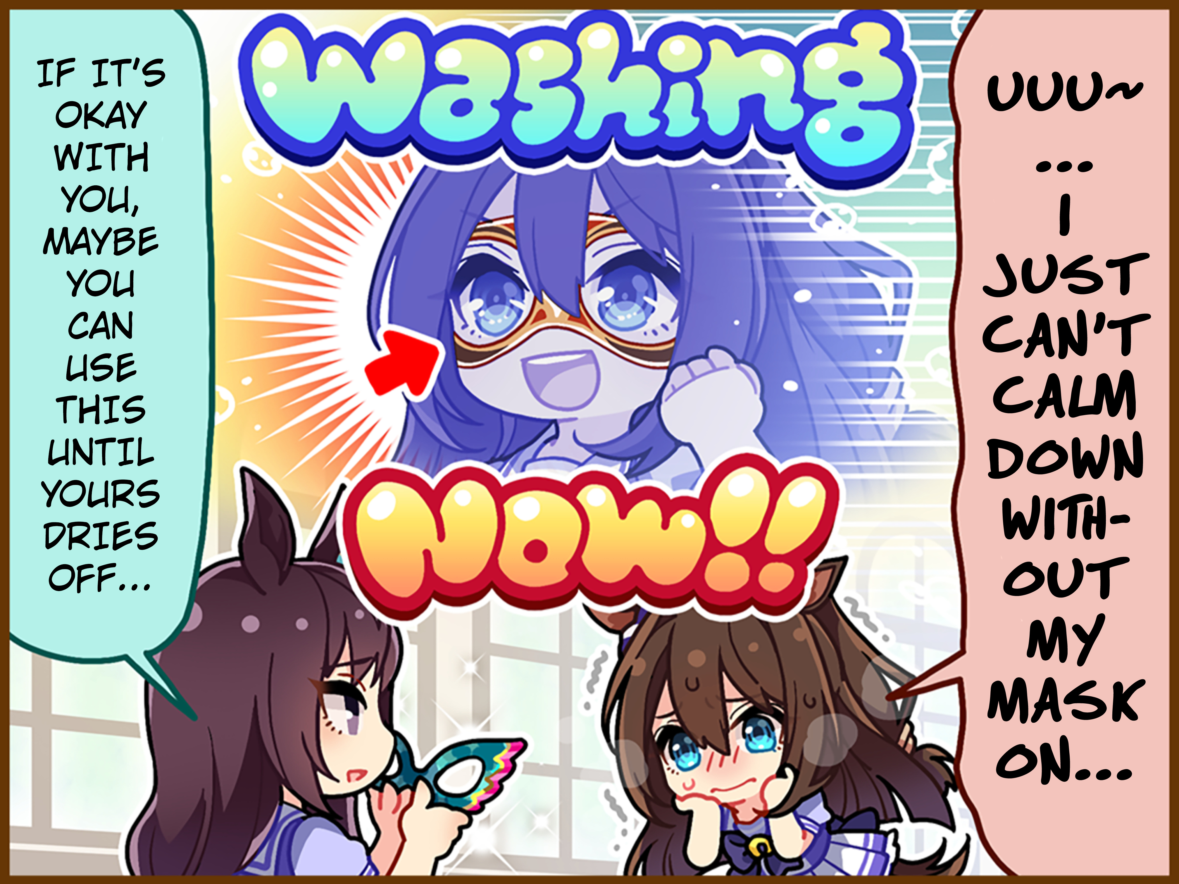 Uma Musume Pretty Derby 1-Panel Comic Strip - Chapter 14.2: El Condor Pasa-Without A Mask...