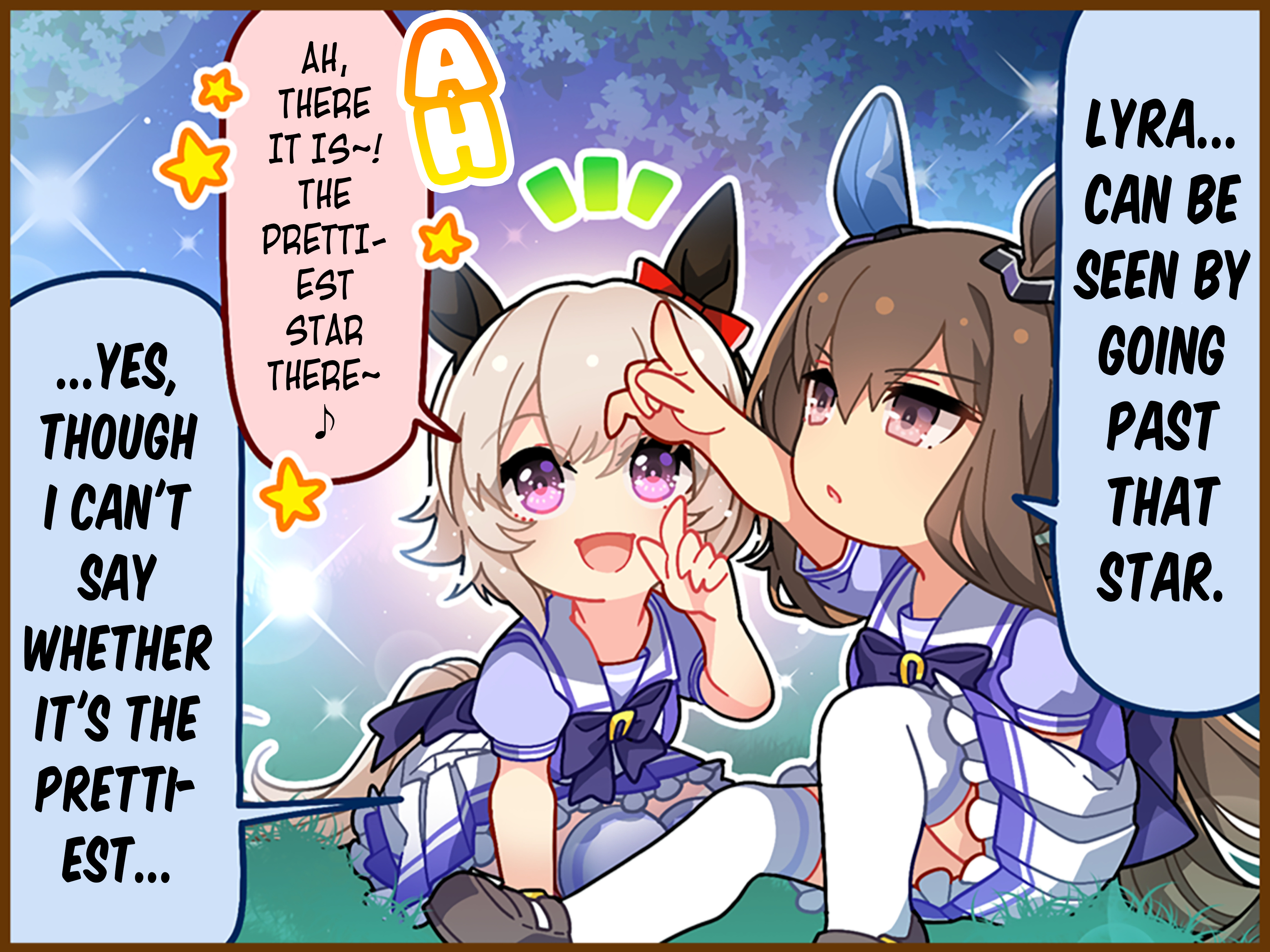 Uma Musume Pretty Derby 1-Panel Comic Strip - Chapter 33.1: Admire Vega-That Star Is...