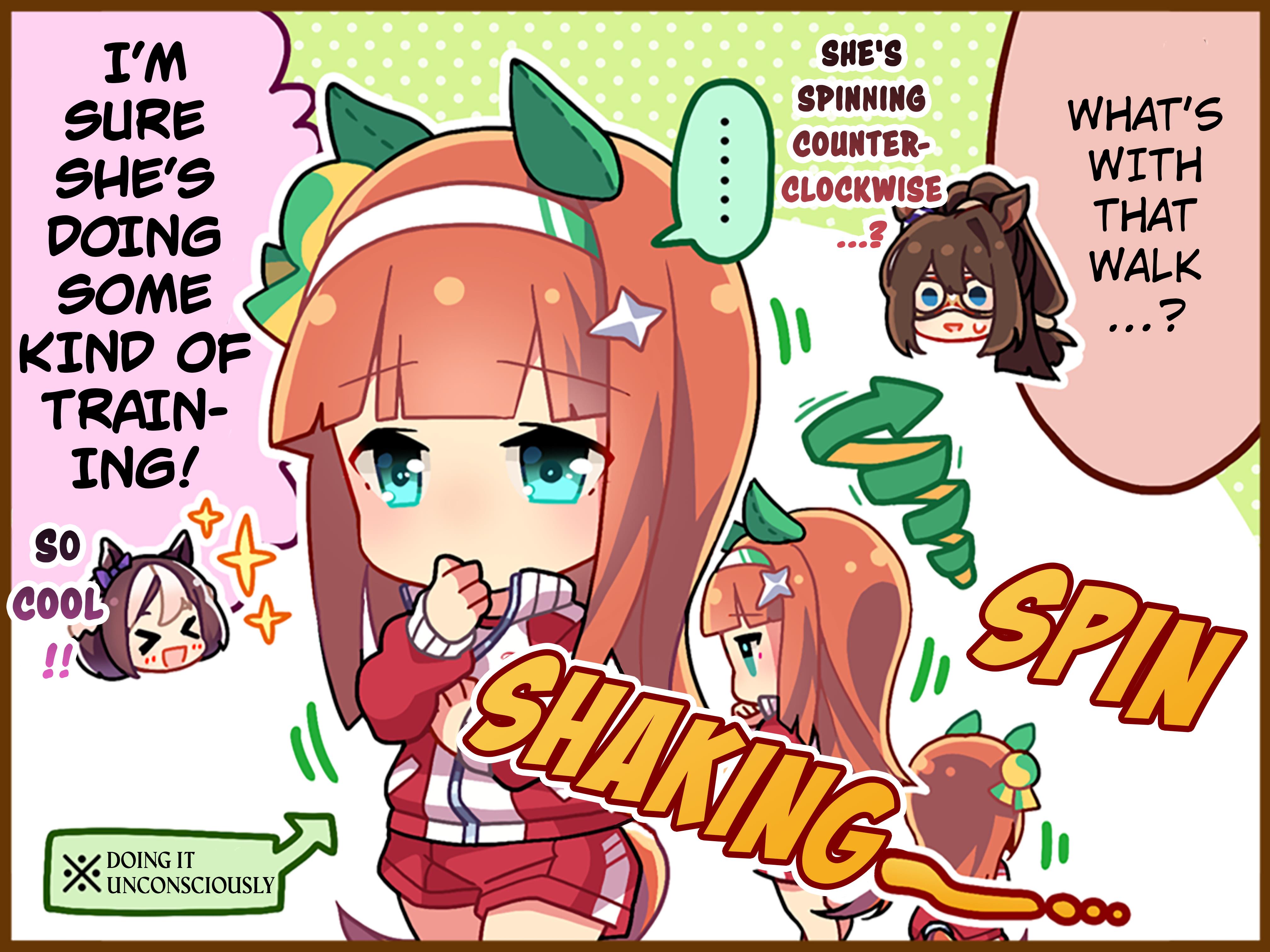 Uma Musume Pretty Derby 1-Panel Comic Strip - Chapter 2.1: Silence Suzuka-Counter-Clockwise Type