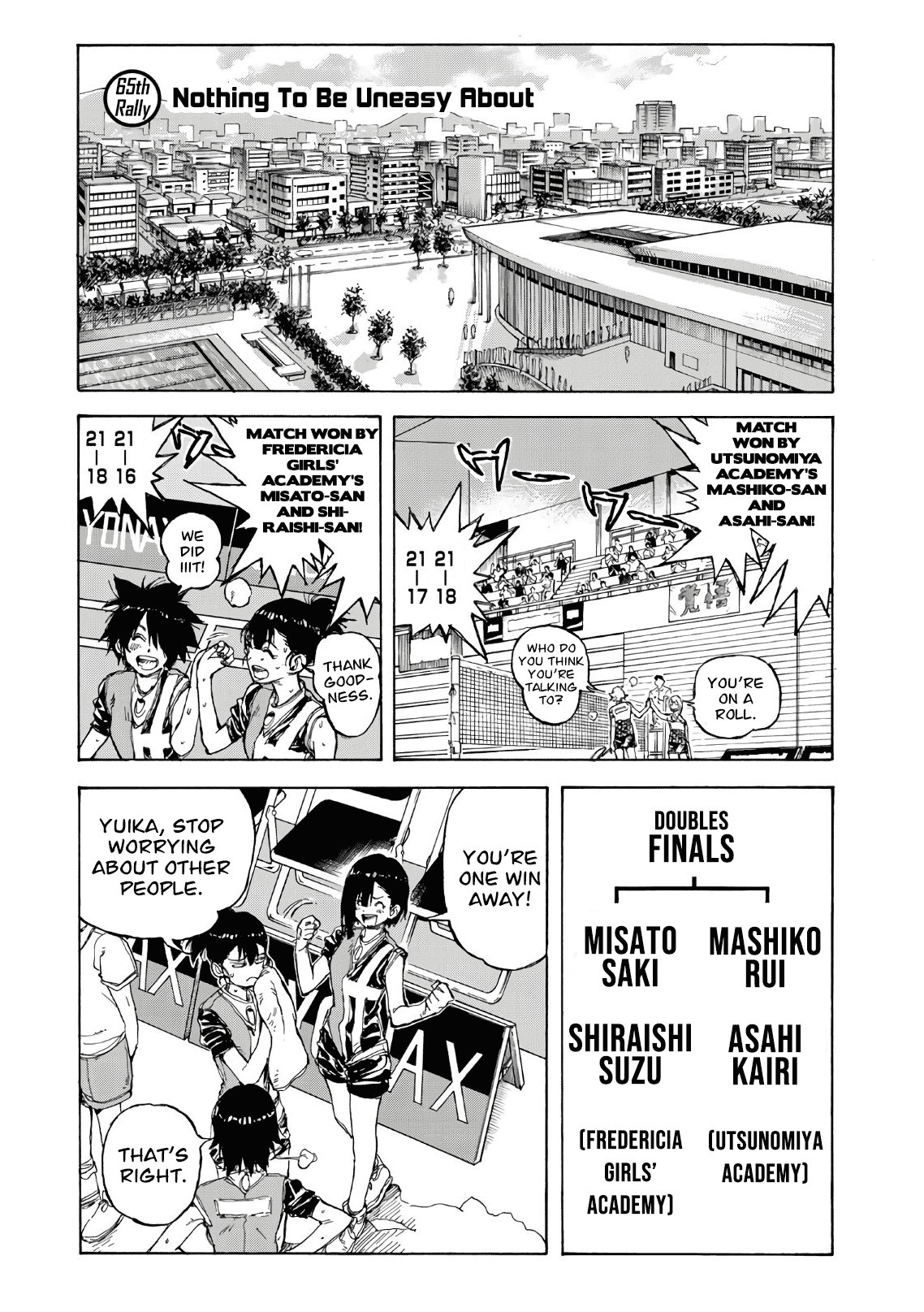 Hanebado! - Vol.14 Chapter 65: Nothing To Be Uneasy About