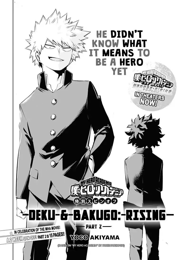 Deku & Bakugo: Rising - Chapter 2