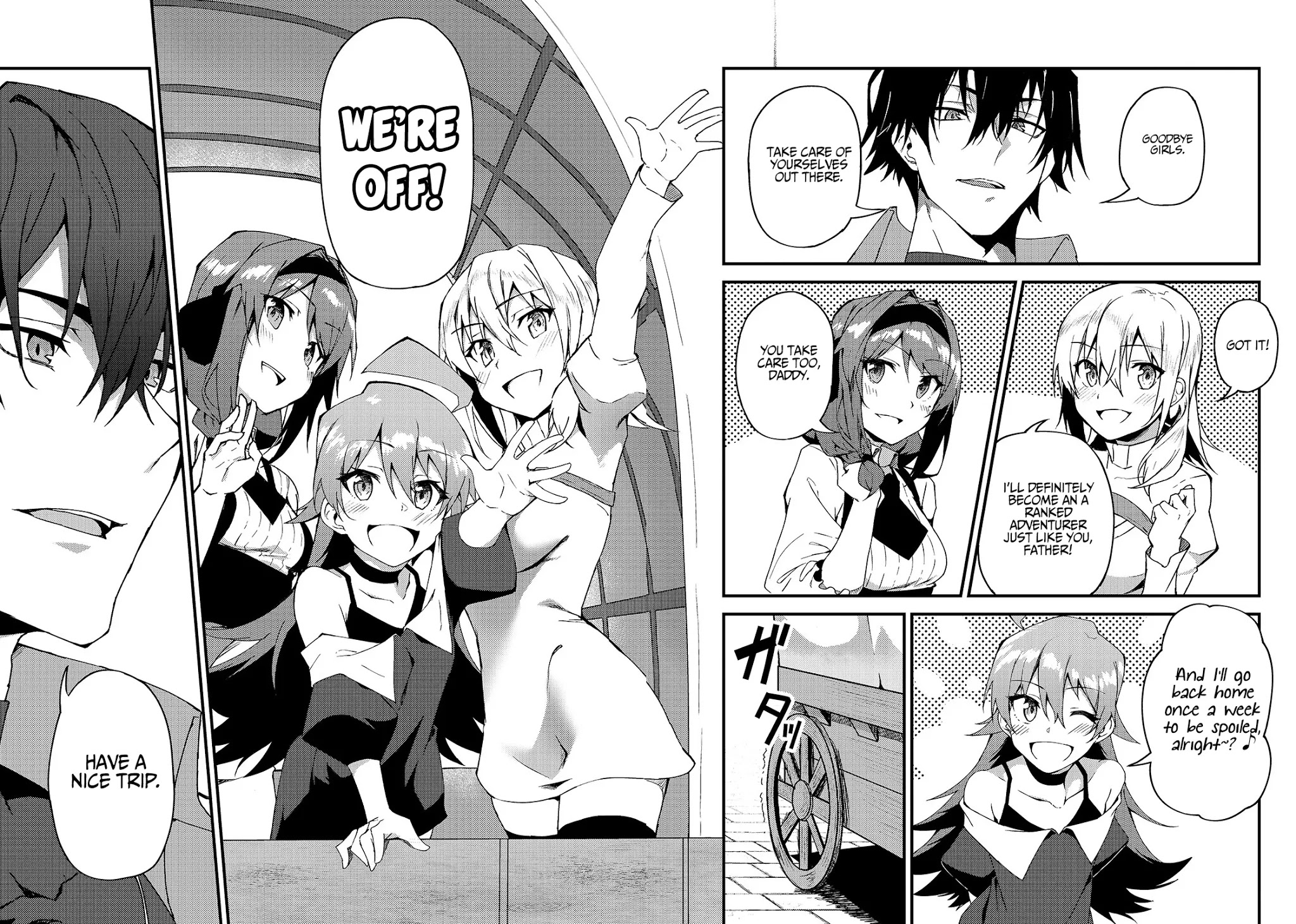 S Rank Boukensha De Aru Ore No Musume-Tachi Wa Juudo No Father Con Deshita - Chapter 6: Departure Time.